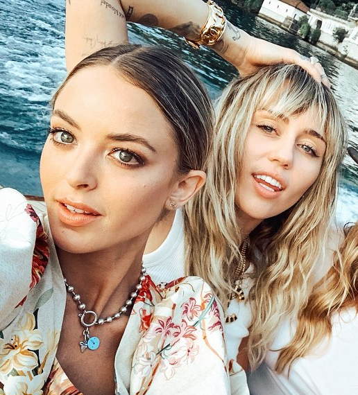 Kaitlynn Carter, Miley Cyrus, Instagram, photo, Italy, holiday