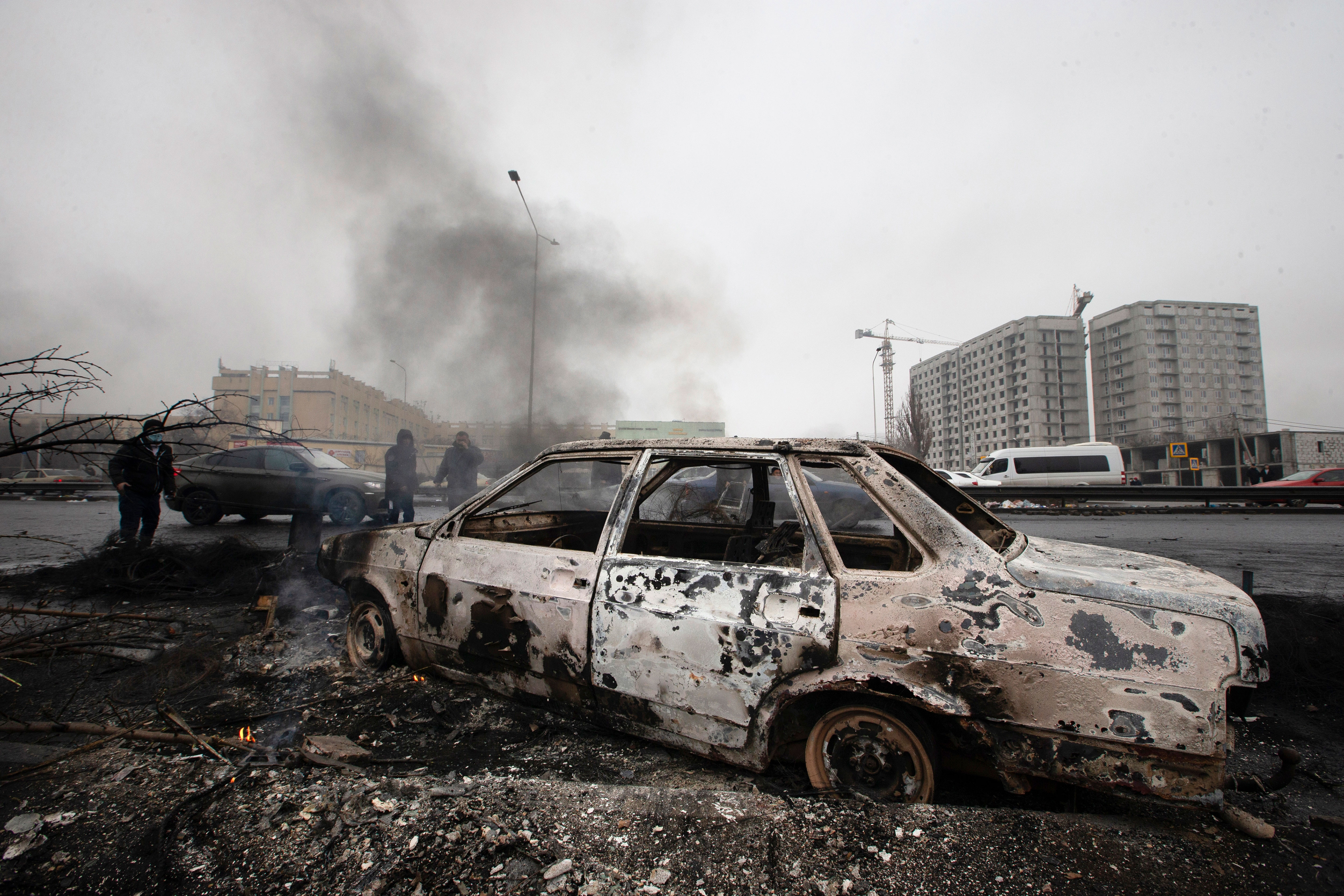 The demonstrations, which began in the western part of Kazakhstan, began January 2 over a sharp rise in fuel prices and spread throughout the country, apparently reflecting wider discontent with the authoritarian government.