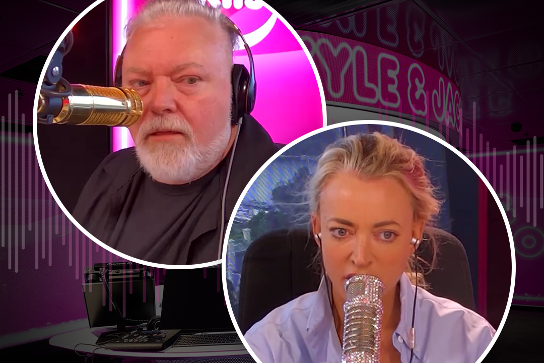 Graphic of Kyle Sandilands and Jackie 'O' Henderson of the Kyle and Jackie O radio show