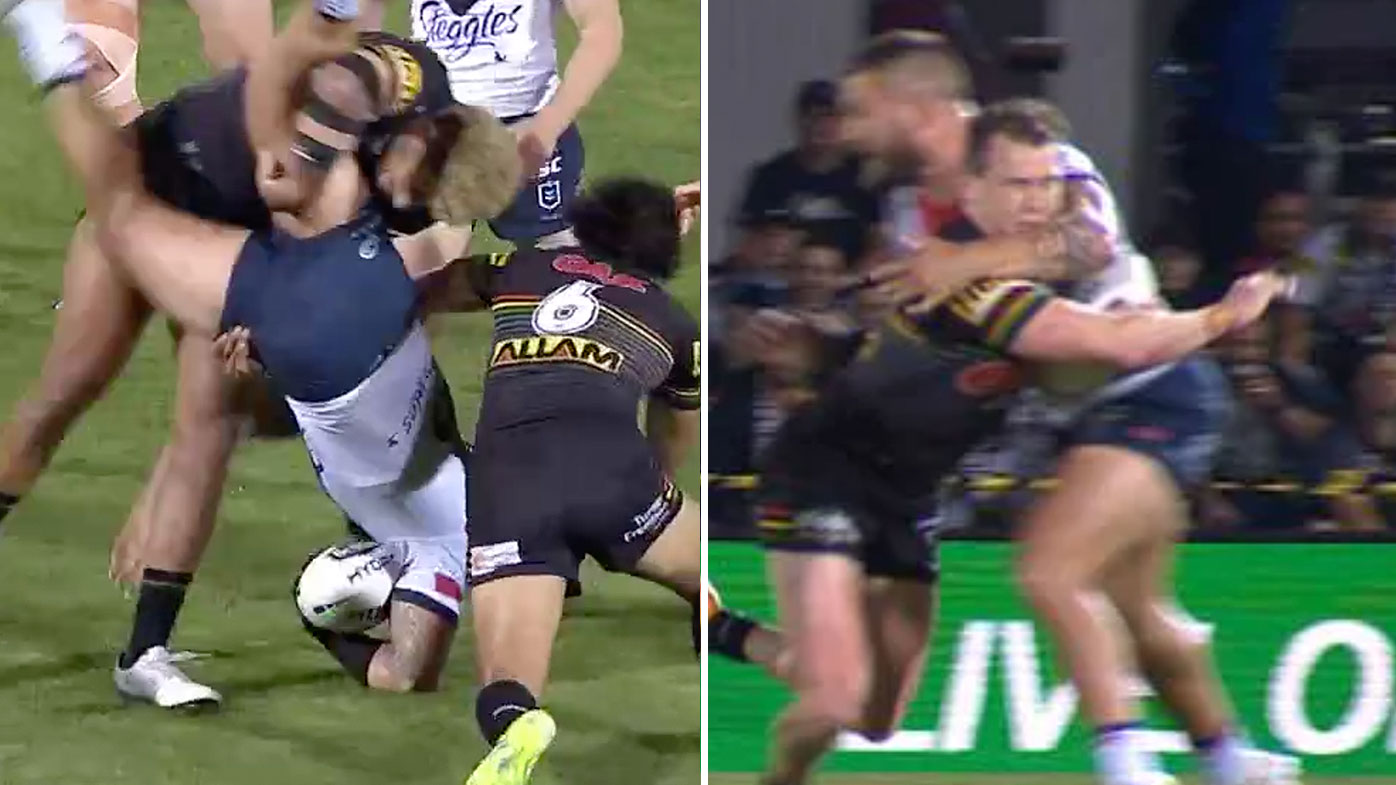 NRL Viliame Kikau faces dangerous throw ban, Jared WaereaHargreaves fined