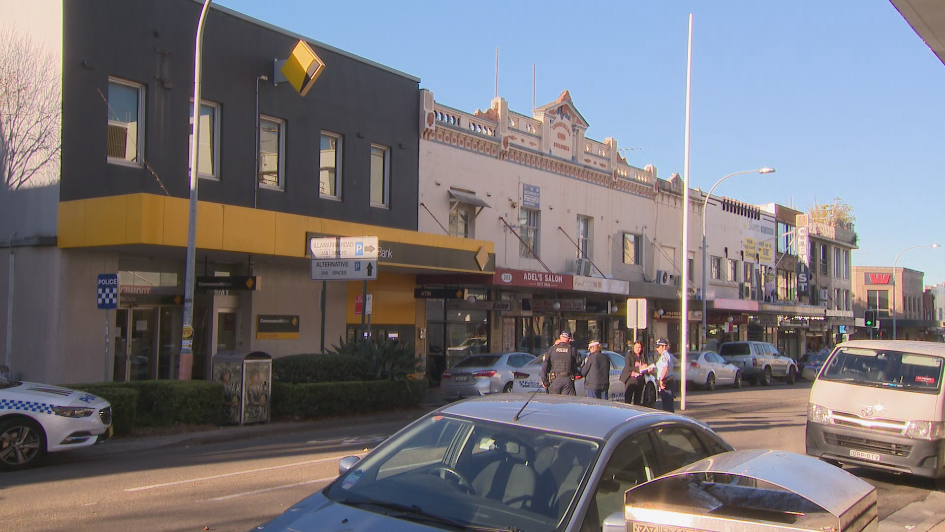 Shooting on Marrickville Road in Marrickville.