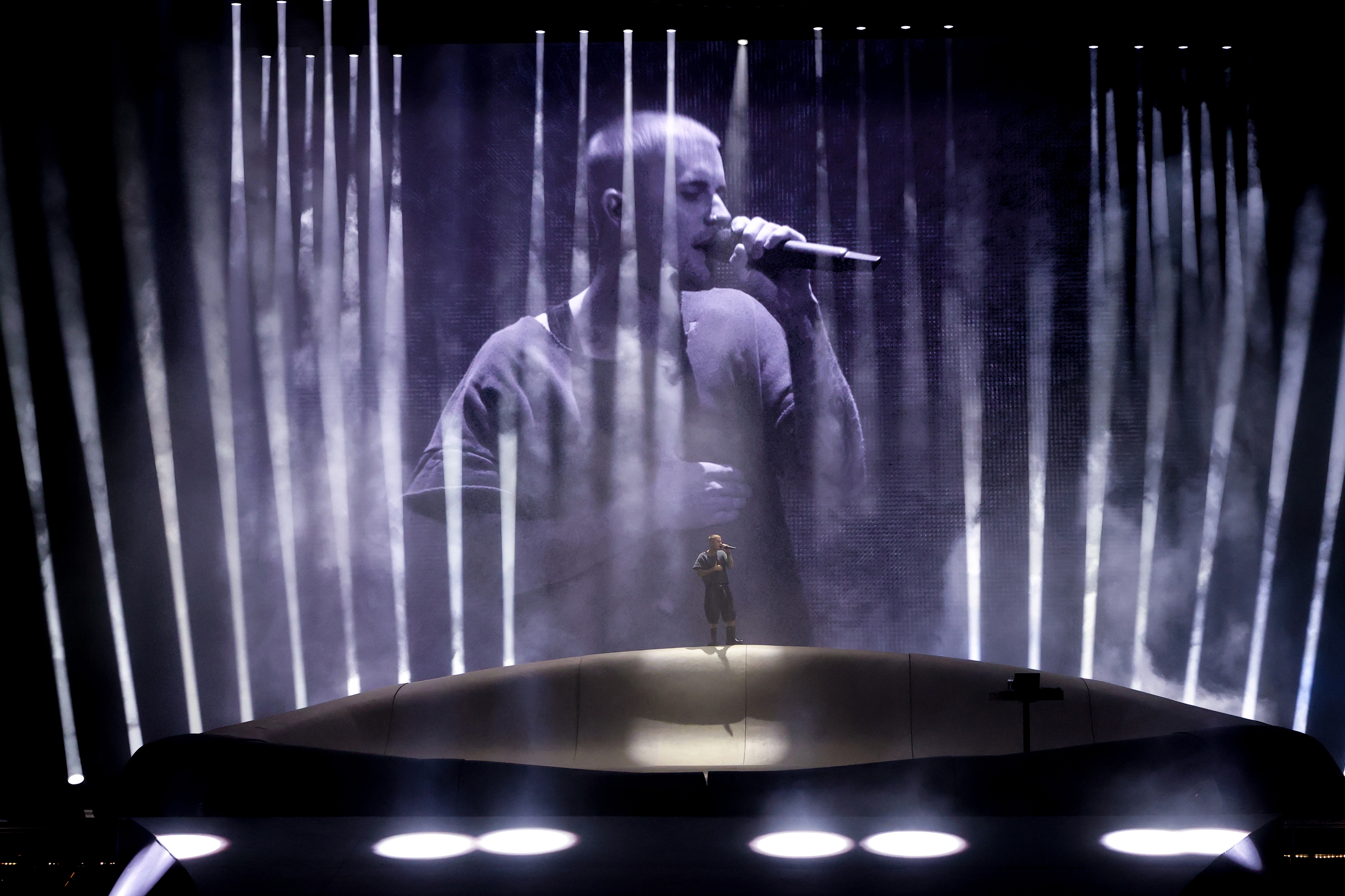 INDIO, CALIFORNIA - APRIL 11: (FOR EDITORIAL USE ONLY) (NOT TO BE LICENSED FOR ANY STANDALONE OR SPECIAL INTEREST BOOK PUBLISHING USE CONCERNING THE COACHELLA MUSIC FESTIVAL AND/OR STAGECOACH MUSIC FESTIVAL) <<enter caption here>> performs at the Coachella Stage during the 2026 Coachella Valley Music and Arts Festival at Empire Polo Club on April 11, 2026 in Indio, California. (Photo by Kevin Mazur/Getty Images for Coachella)