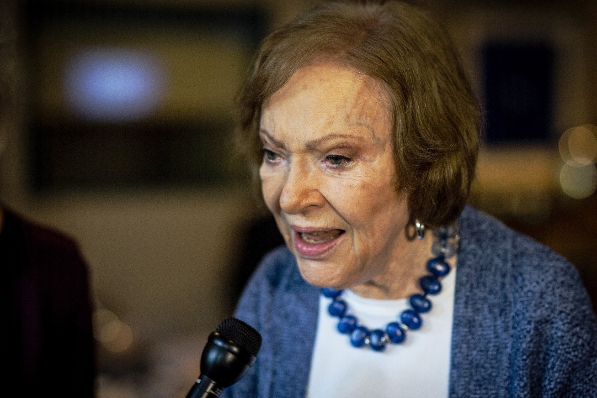 La ex primera dama de Estados Unidos, Rosalynn Carter, ingresada en cuidados paliativos