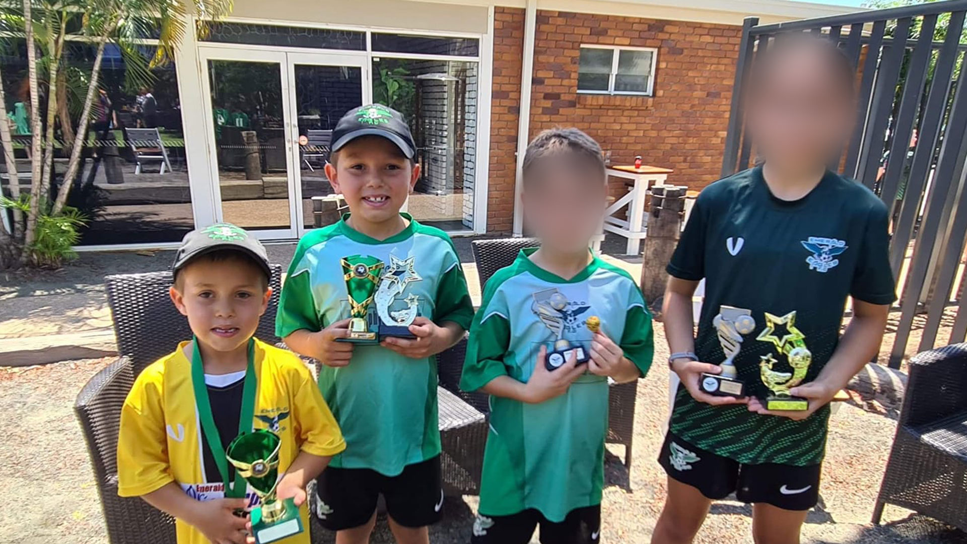 Mr Shorey described his two sons as "the happiest kids in the world". 