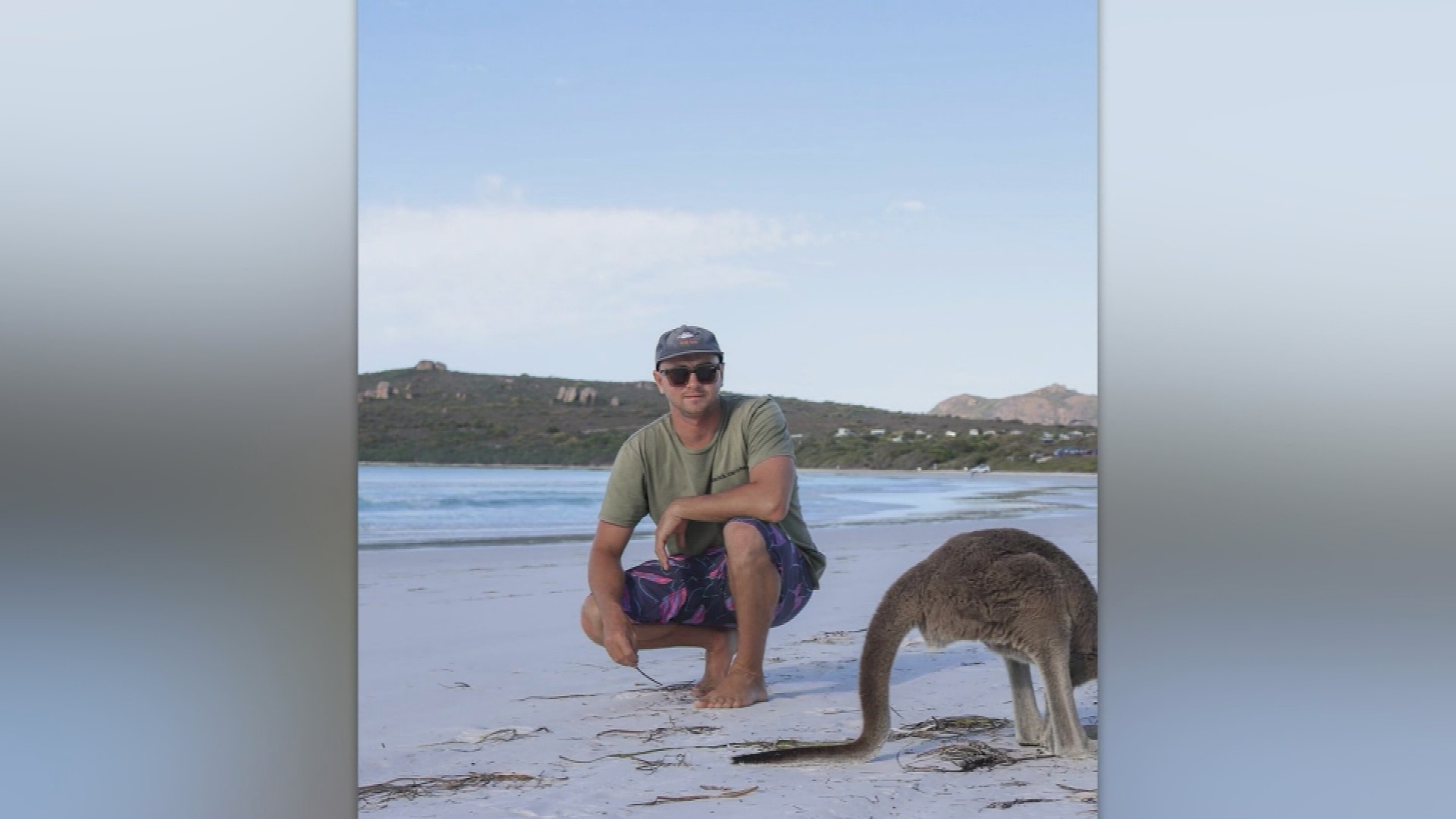 Max Marsden was surfing with a friend at Lucy's Beach, located about 20 kilometres south of Geraldton, when he was bitten on his right arm this morning.