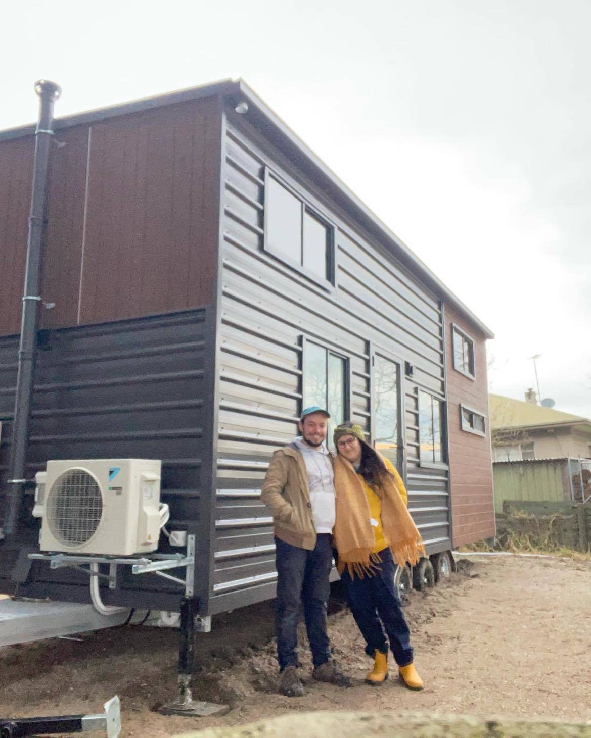 Ervim Sen and her partner moved into a tiny home on wheels to save money.