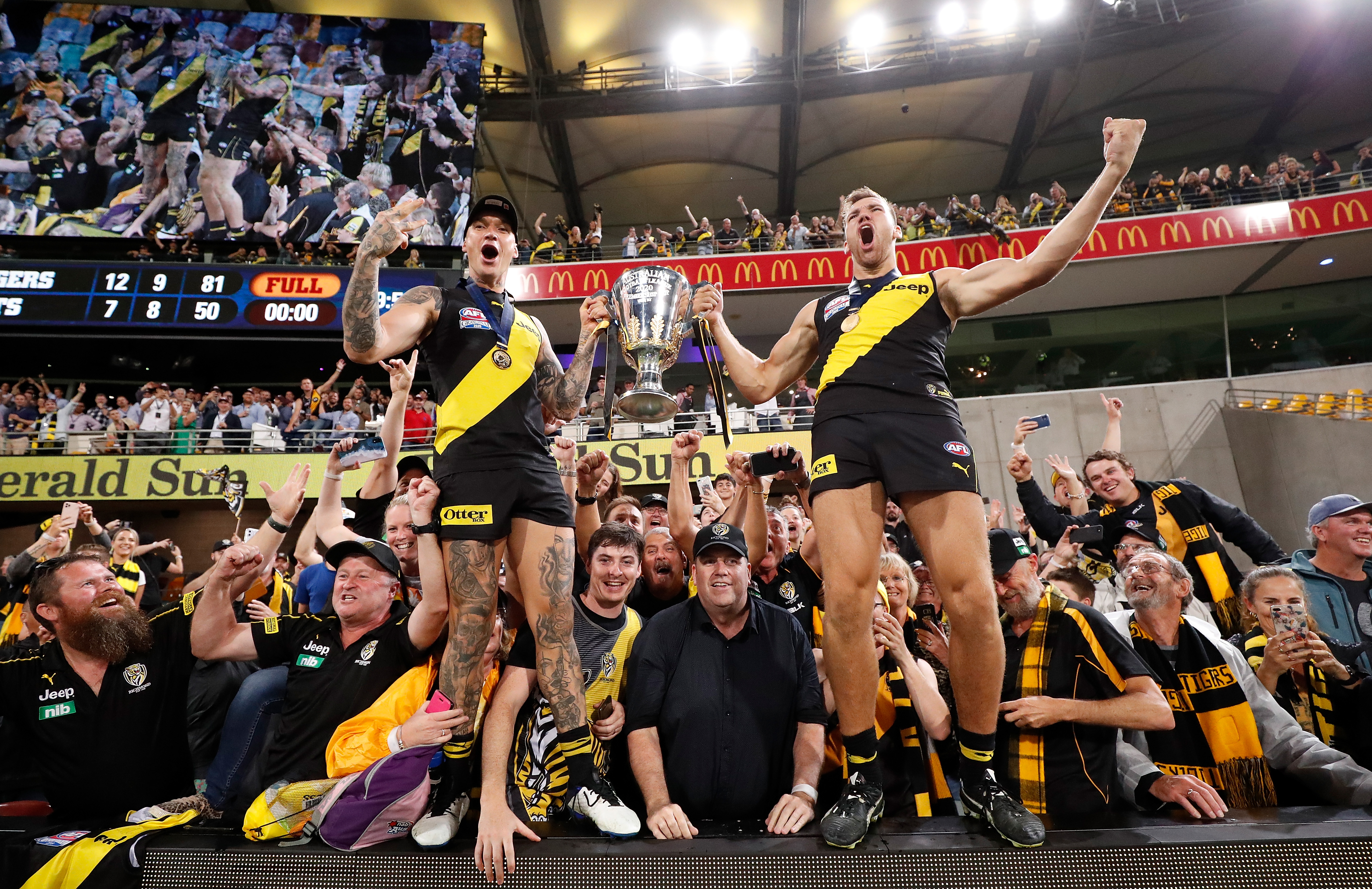 Richmond Tigers win the 2020 AFL Grand Final