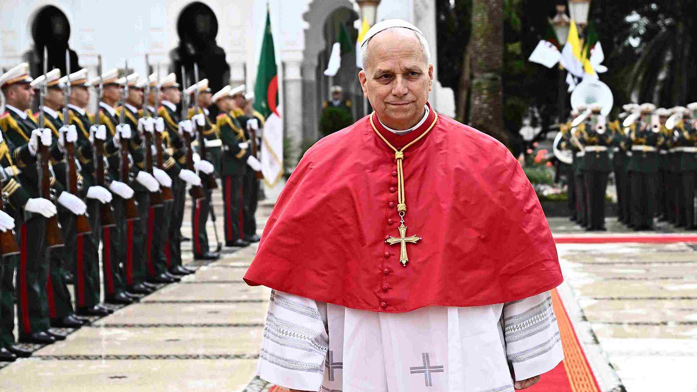 Pope Leo was chosen to lead the Catholic church last year.