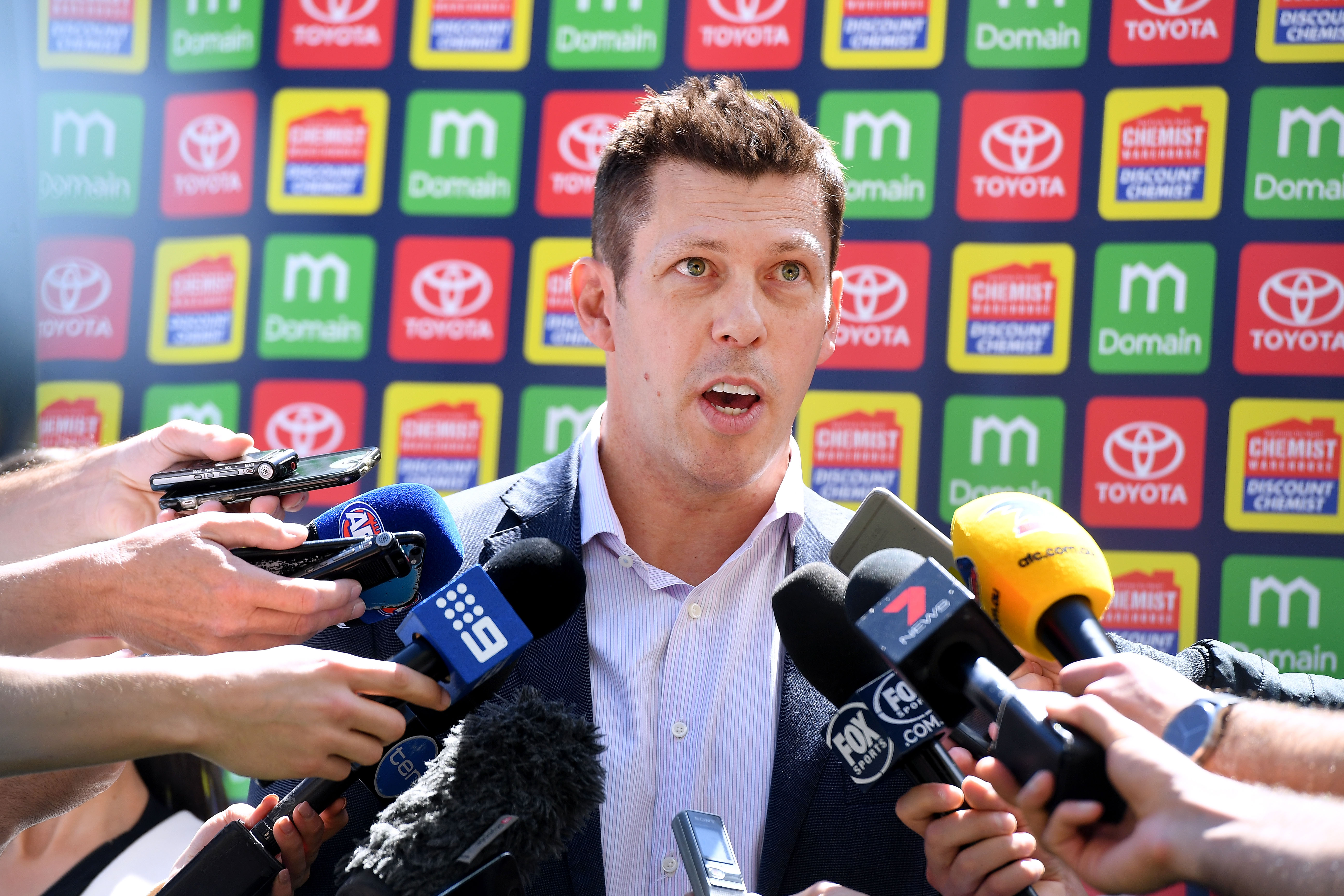 Outgoing Adelaide Crows CEO Andrew Fagan.