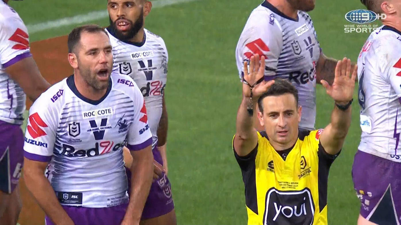 Nrl Grand Final News Cameron Smith Make An Exciting Finish Comment To Referee