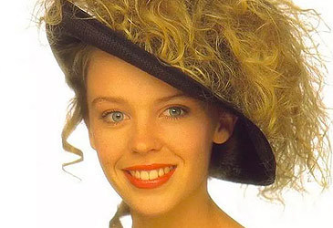 Kylie Minogue on cover of Kylie album cover (Mushroom)