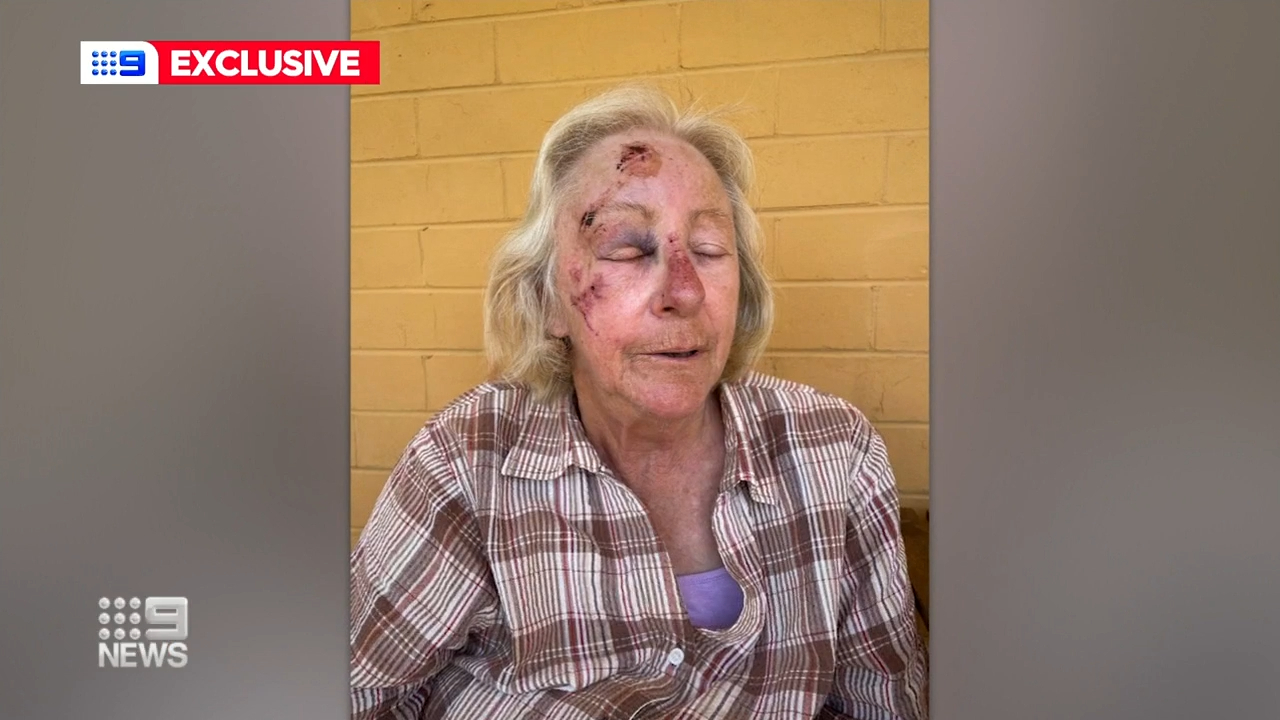 A 70-year-old woman has fought off two 'would be thieves' after they ambushed her for cigarettes as she sat alone on the verandah of her Perth home.