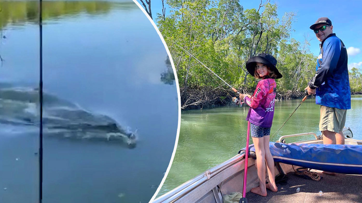 Hungry croc rams into NT family's small boat in remote Elcho Island waters