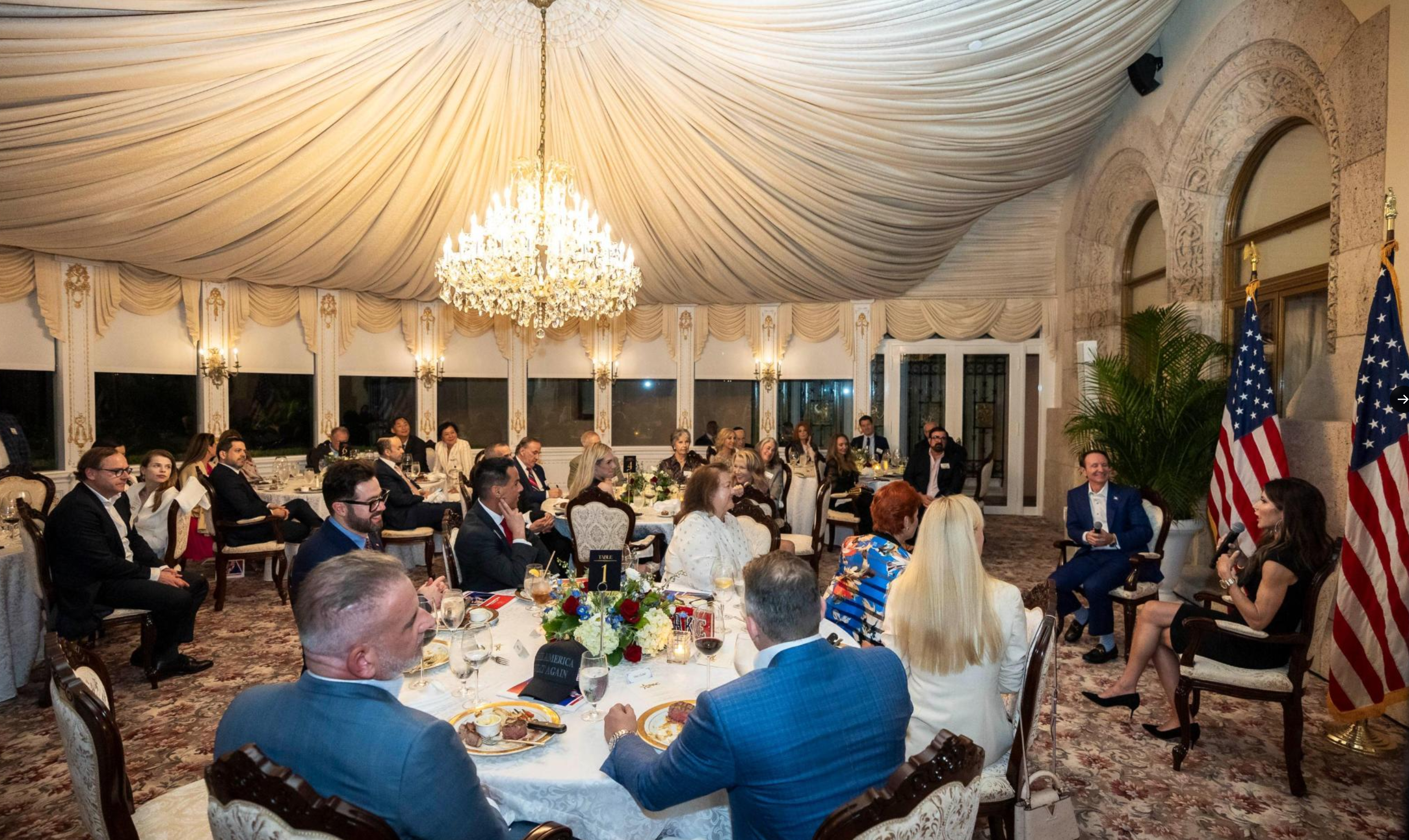 Pauline Hanson appeared to be pictured sitting next to Australia's richest person and mining magnate Gina Rinehart. 