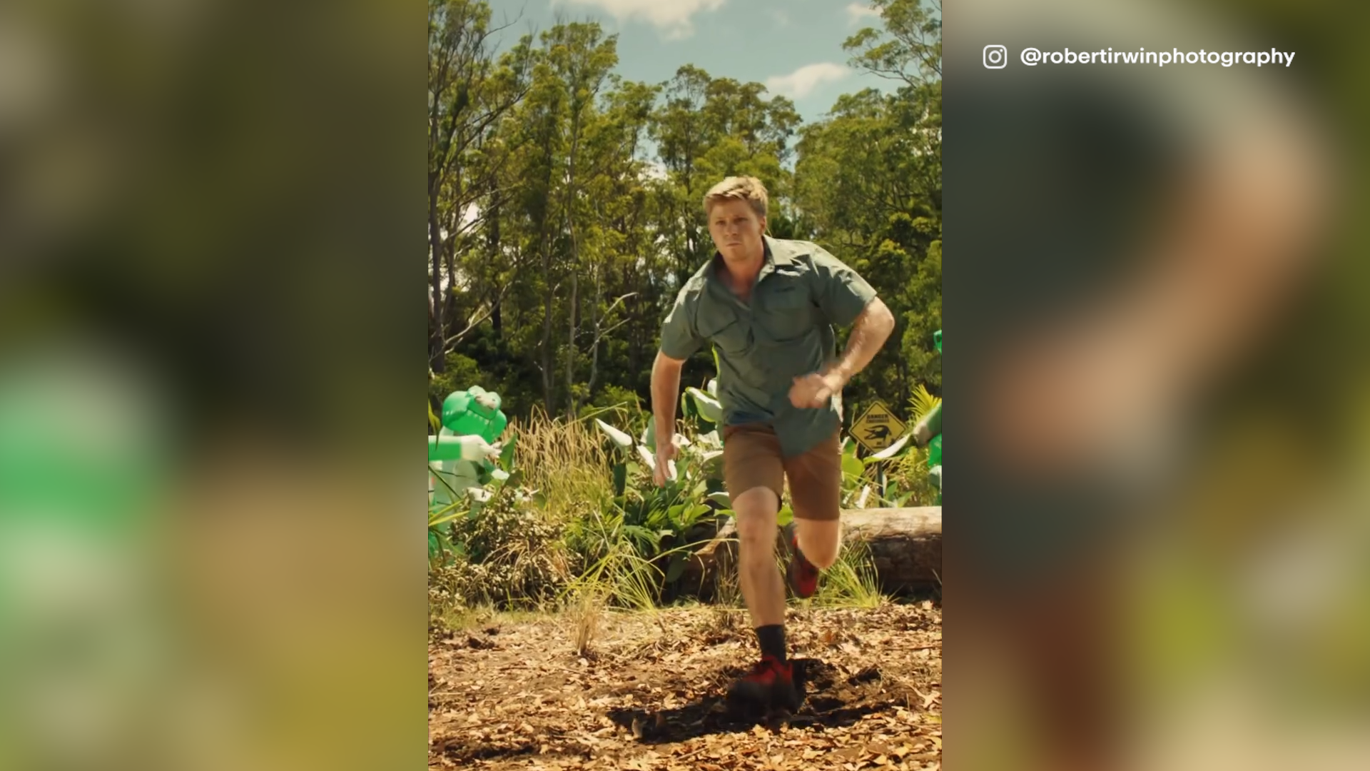 Robert Irwin 100 crocs Max Impact advertisement