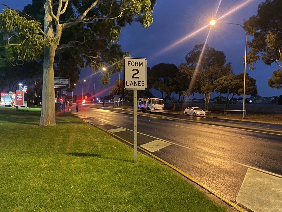 A cyclist has died after colliding into a truck on Kings Rd in Adelaide's northern suburbs. 