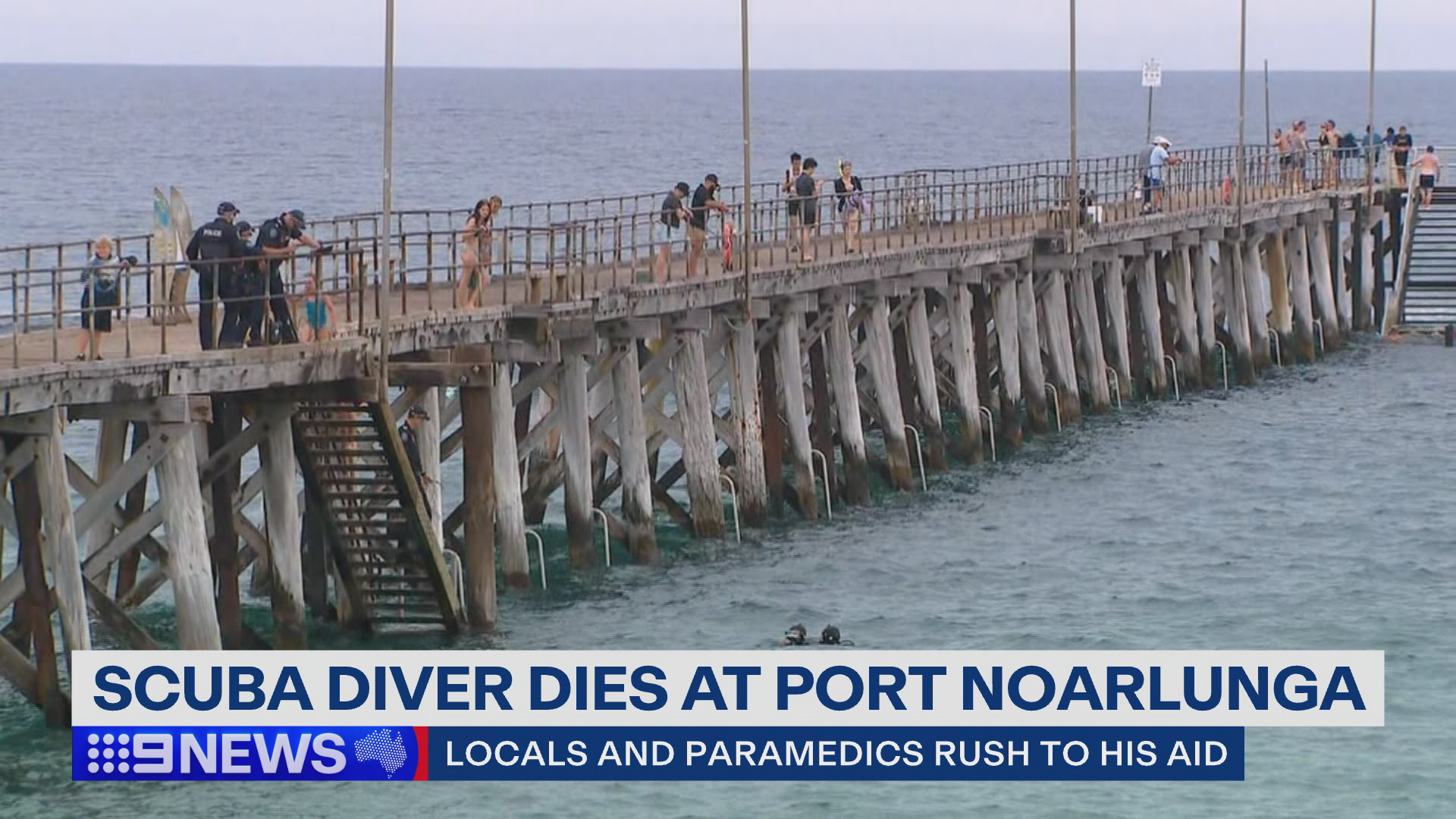 Scuba diver dies at Port Noarlunga.