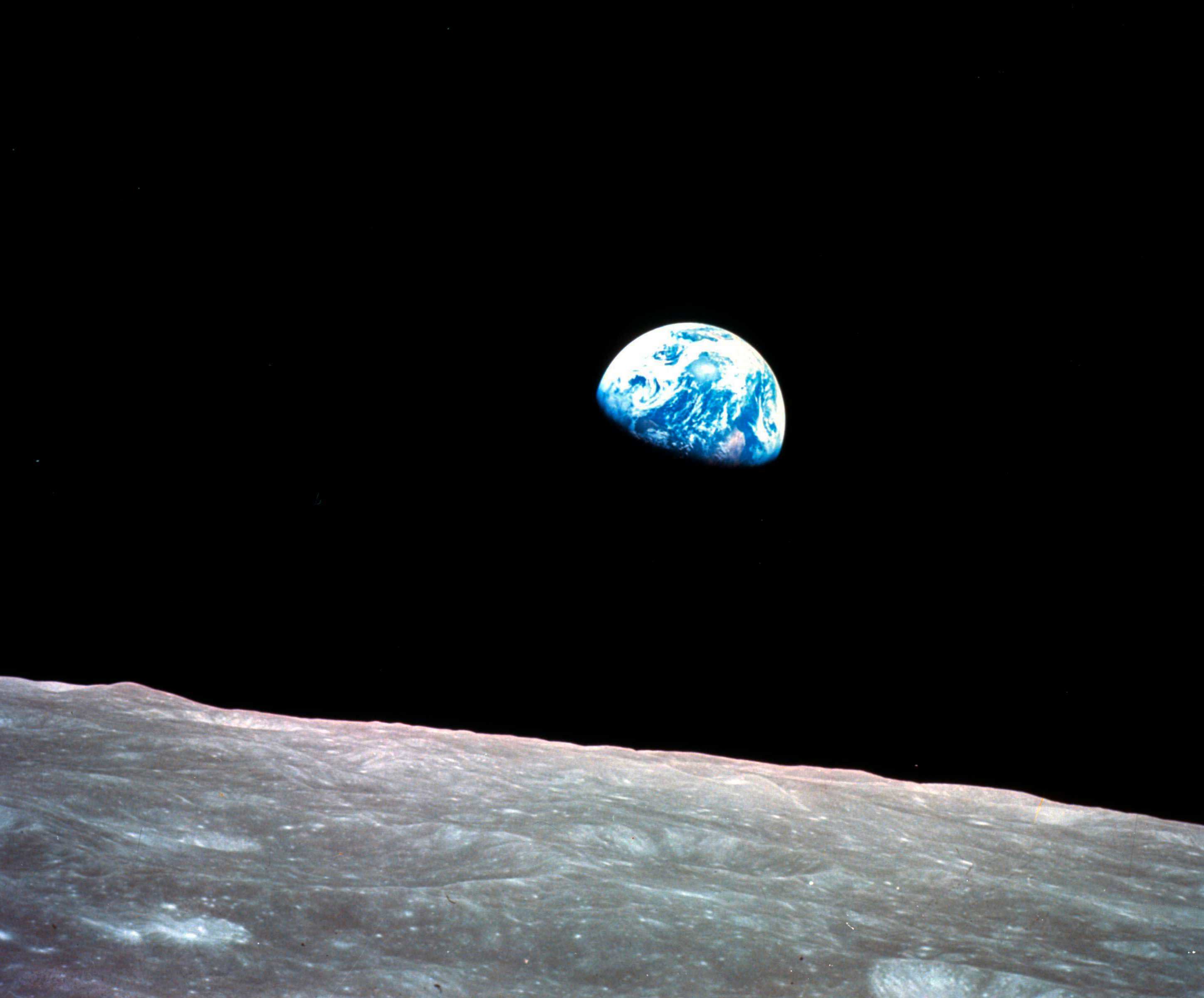 William Anders' photo from close to the moon's surface stunned the world.