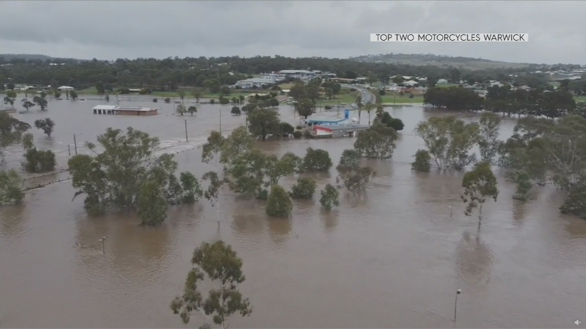Floodwaters in Queensland