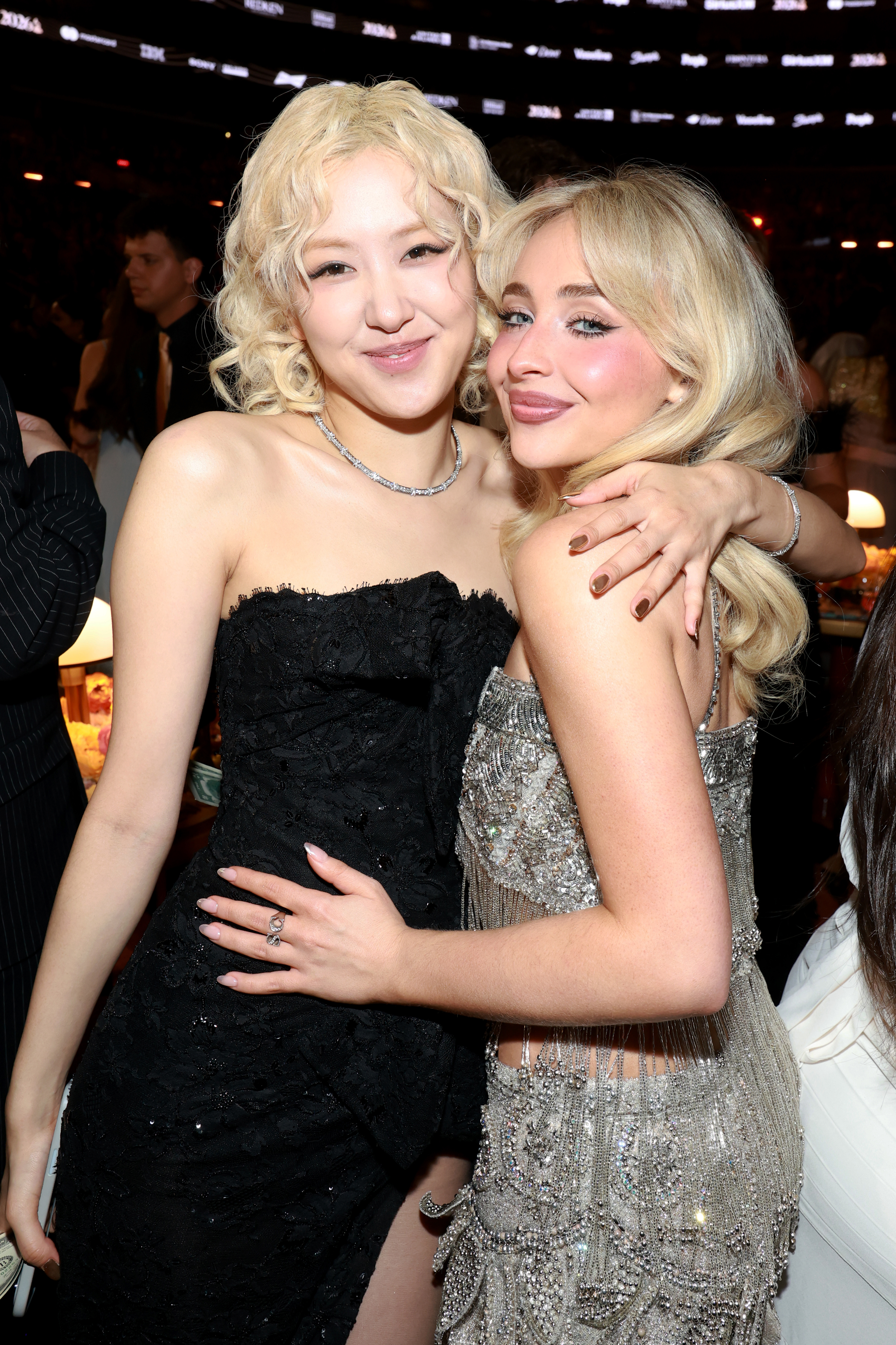 Rosé and Sabrina Carpenter attend the 68th GRAMMY Awards