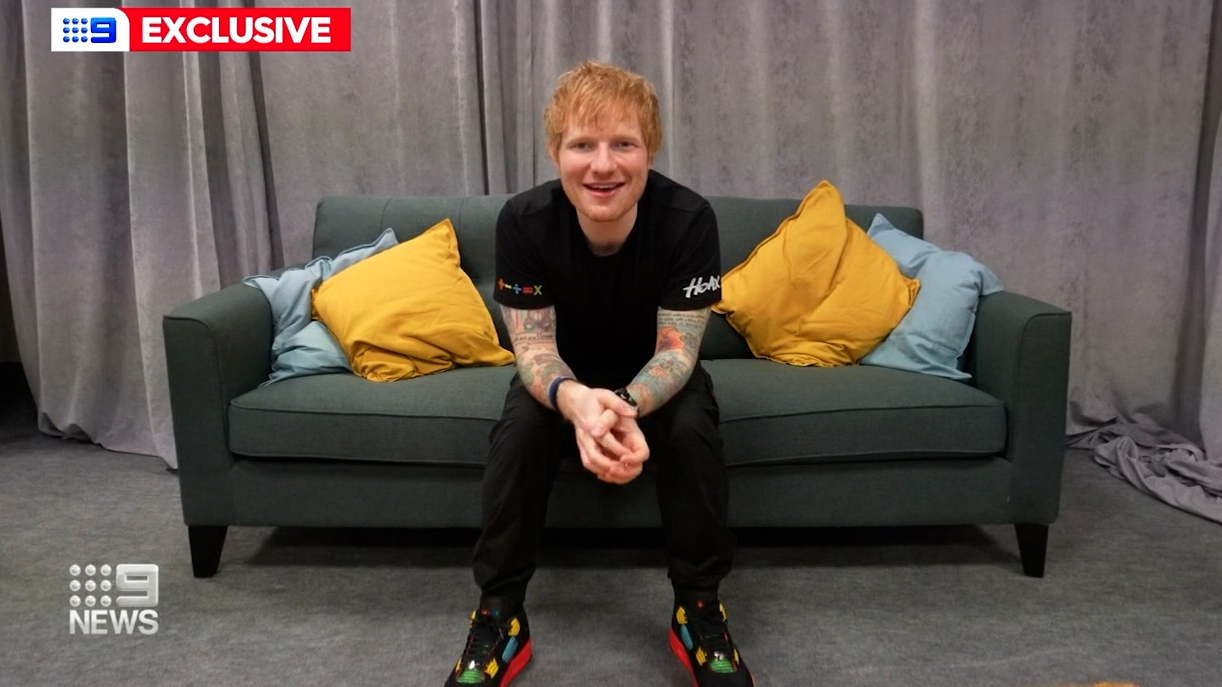 Ed Sheeran sent a special message to a Queensland boy.