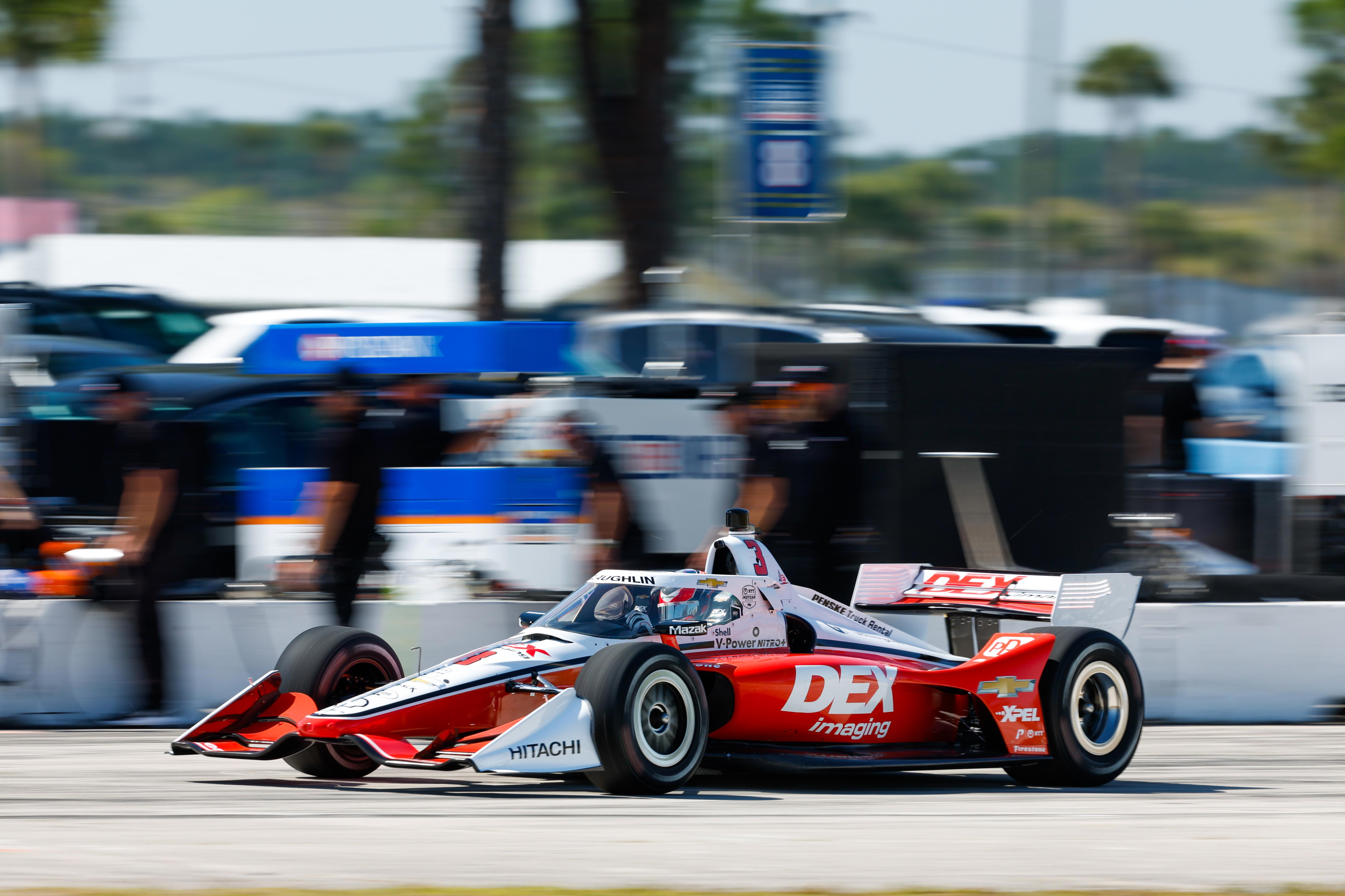 Scott McLaughlin in the No.3 Team Penske entry. 