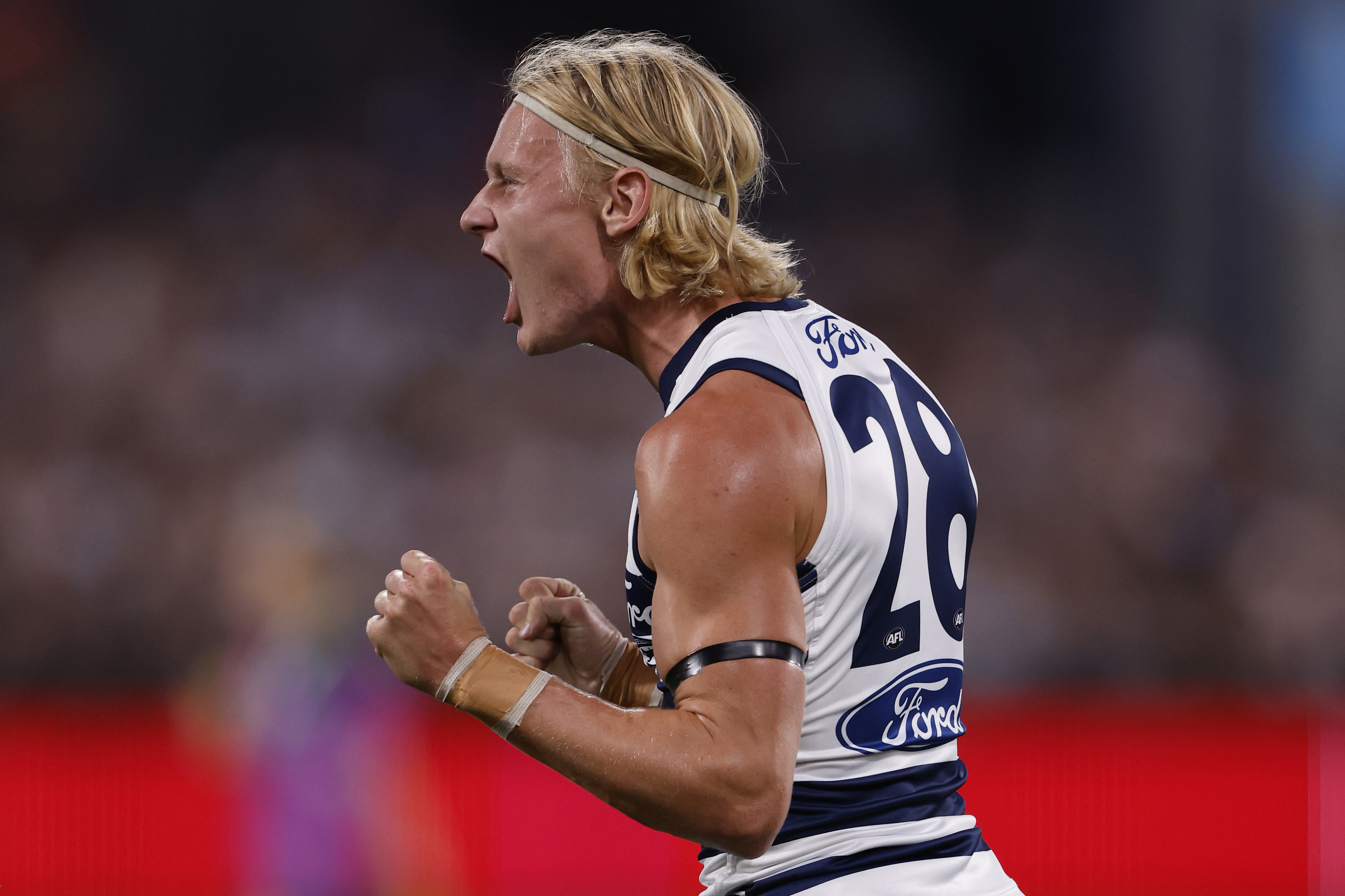 Ollie Dempsey was electric in Geelong's win.
