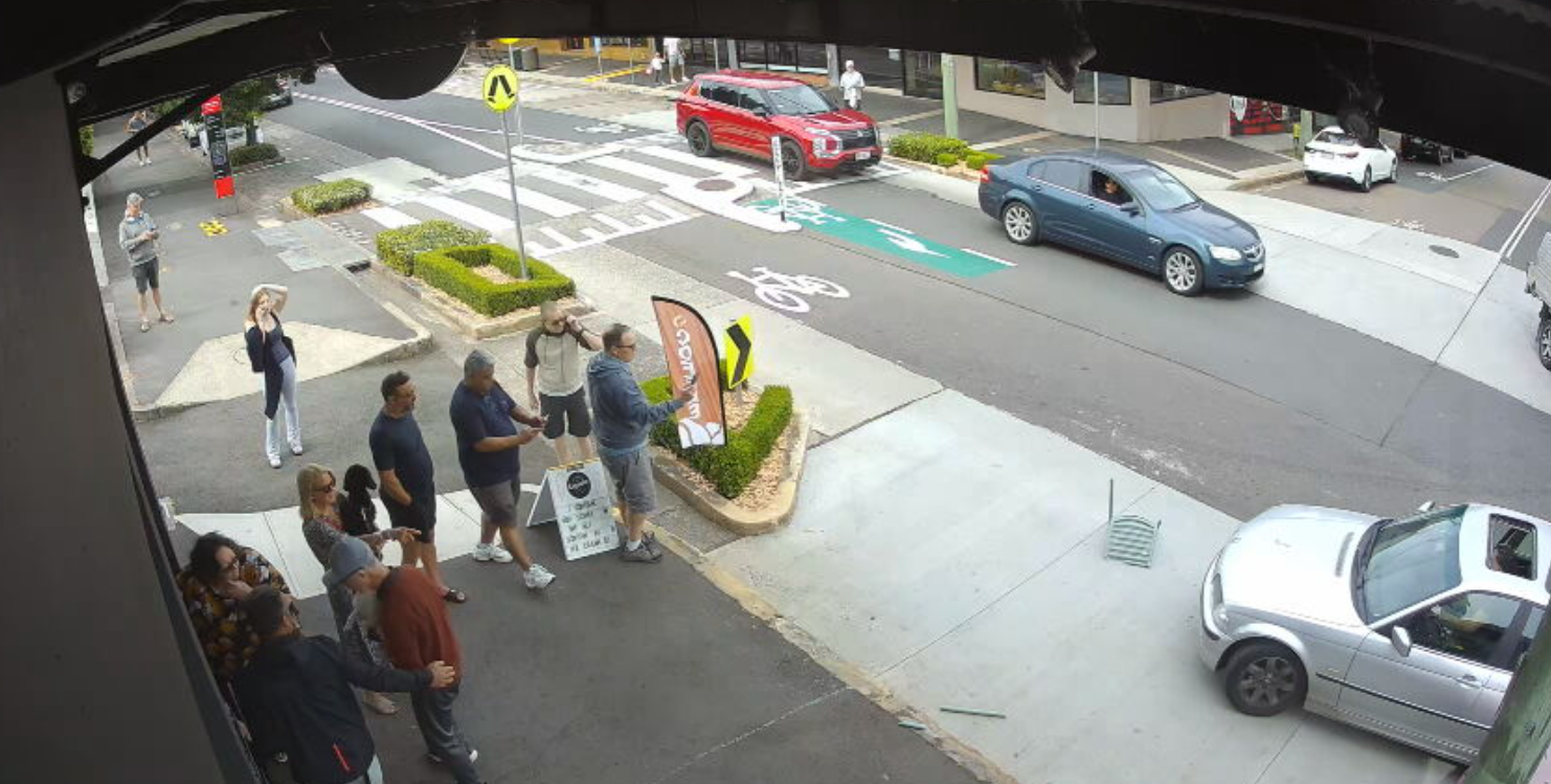 Leichhardt cafe crash