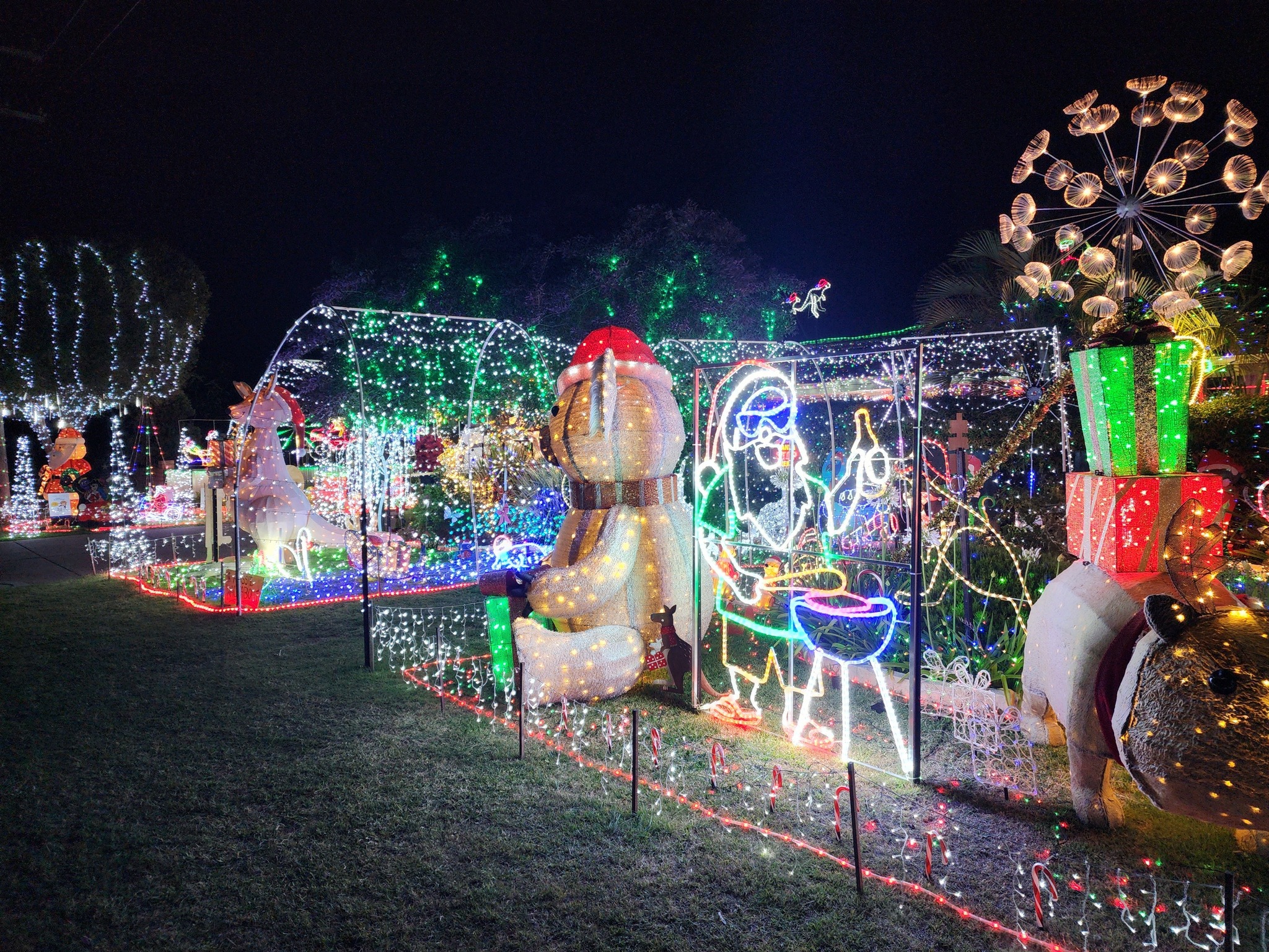 Christmas lights in High Wycombe W.A 