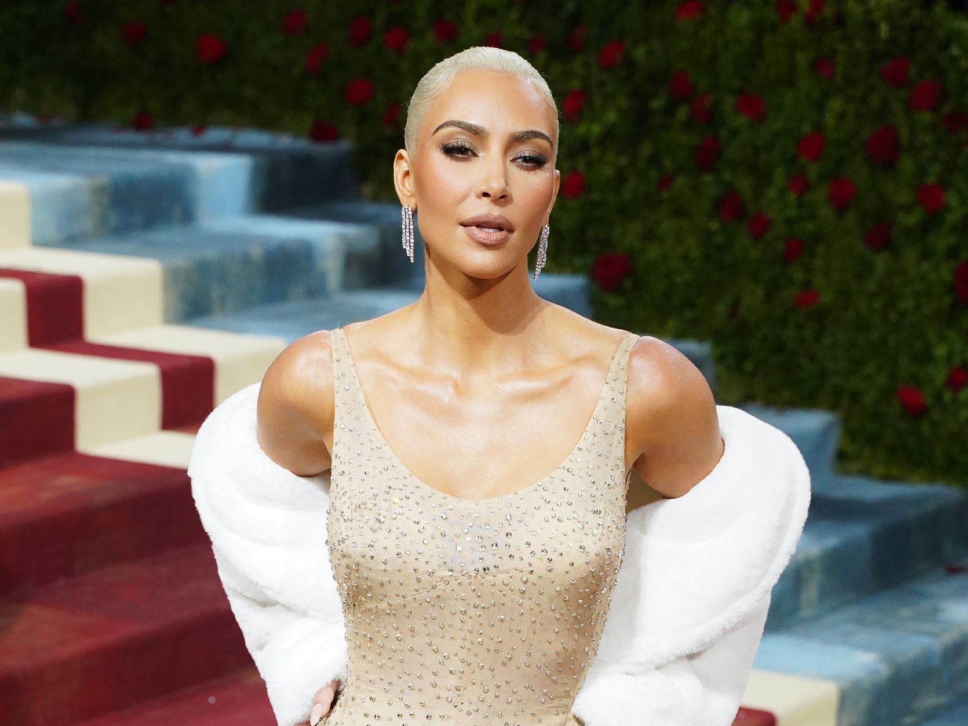 Kim Kardashian at the Met Gala 2022.