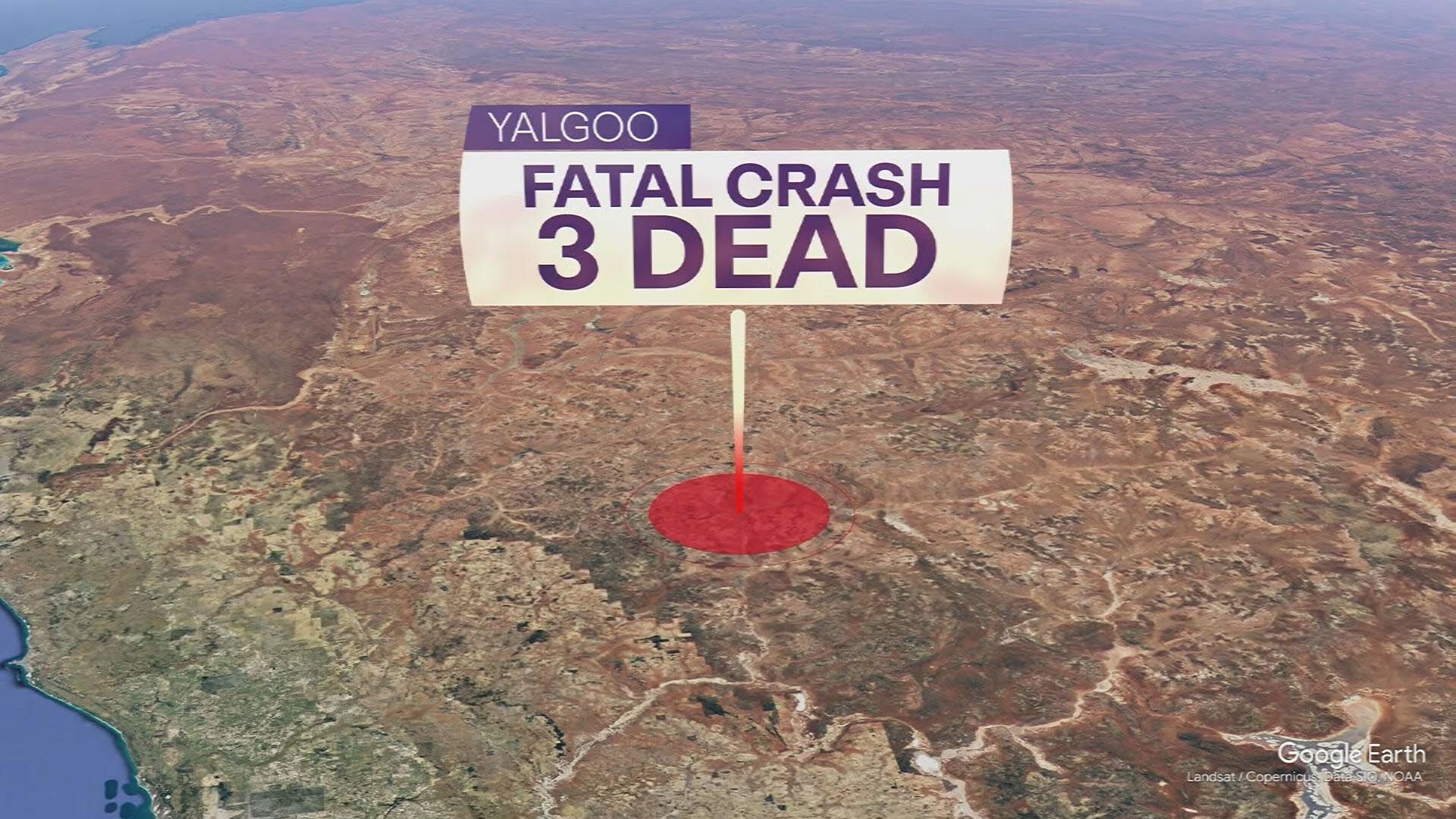 A baby is among three people killed in a car crash in Western Australia's remote Mid West.