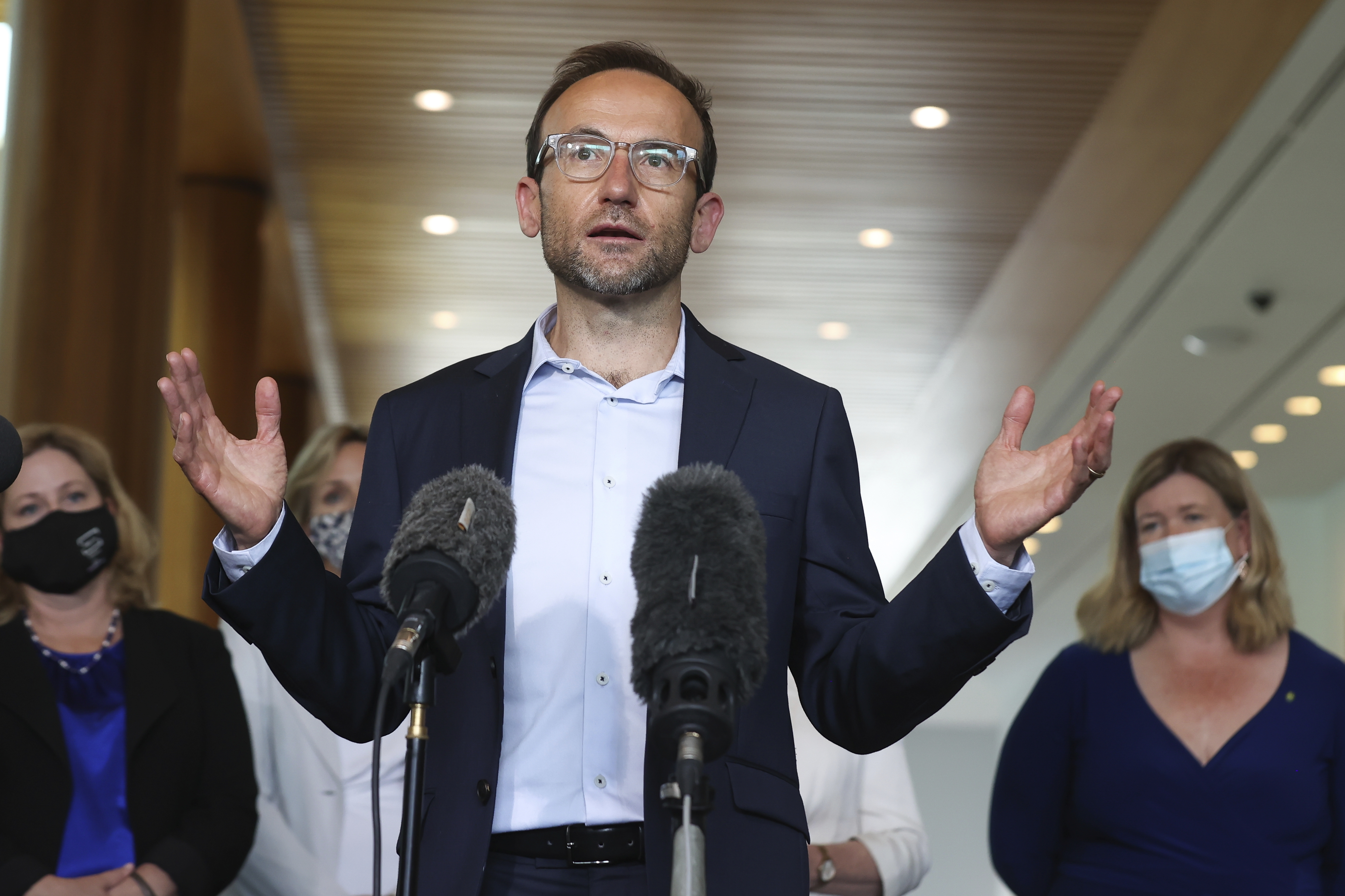 Greens Leader Adam Bandt says tackling the cost of living was connected to taxing "corporations and billionaires". 