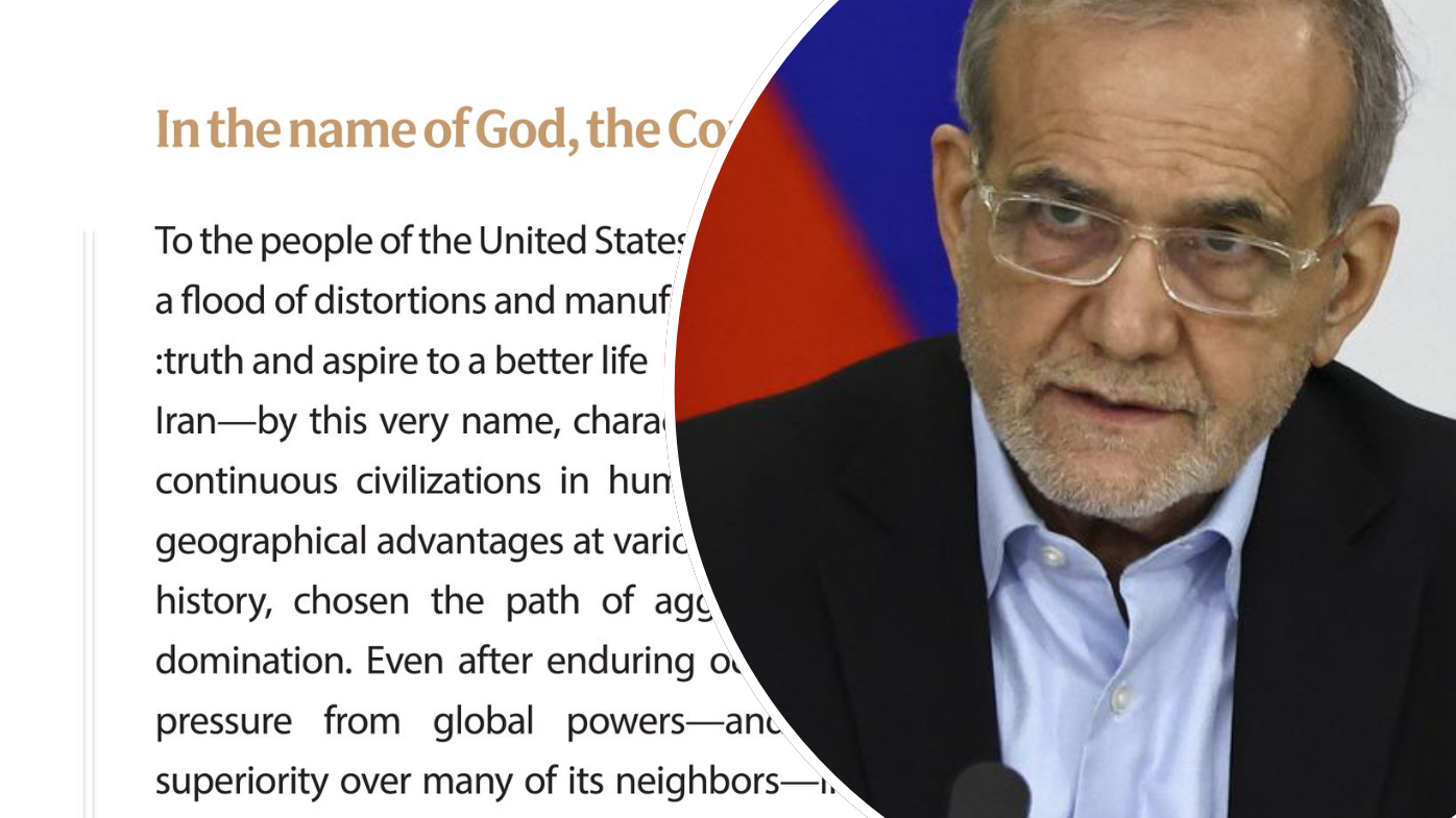 Iranian leader's letter to US citizens asks if war is 'America First'