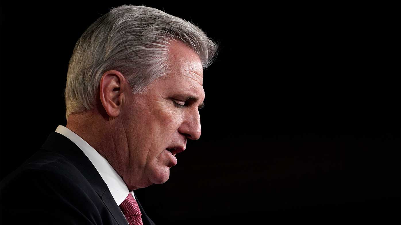 Kevin McCarthy is standing by Donald Trump in spite of a purportedly heated conversation between the two during the Capitol riots.