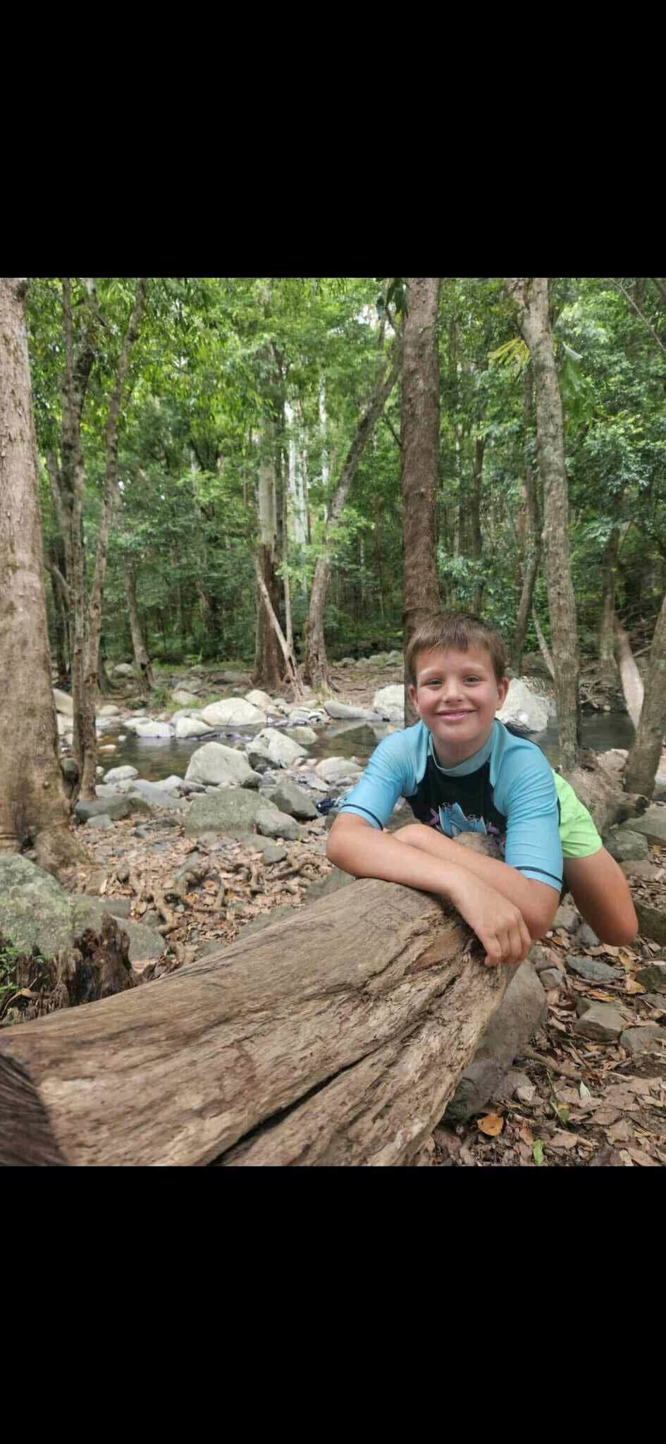 A boy who died after becoming stuck between rocks at a beach on Easter Sunday has been named, as his family said their "hearts are broken".Kaison Greaves, known as Kai, nine, died in the freak accident South West Rocks north of Port Macquarie, on the Mid North Coast of NSW.