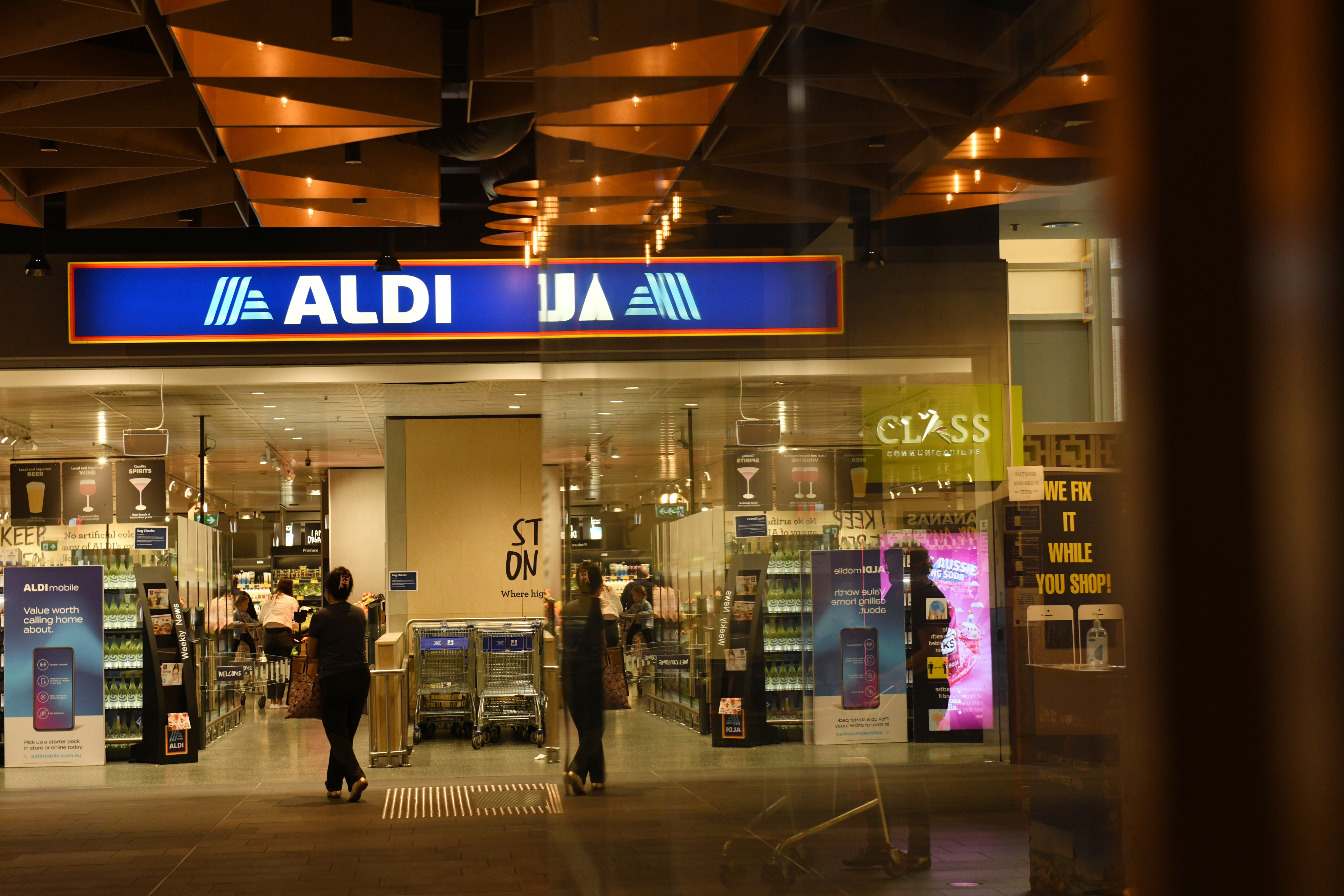 Aldi supermarket Sydney