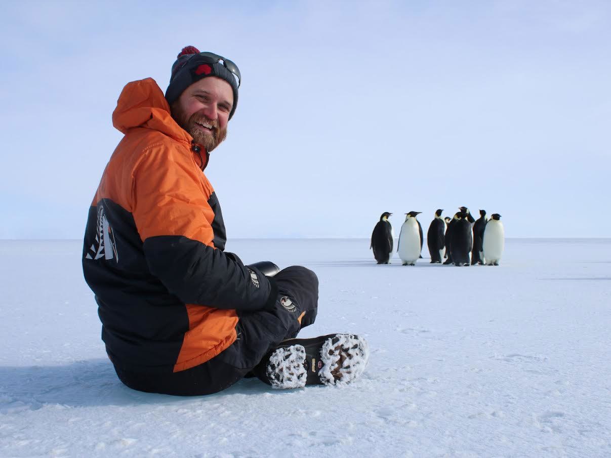 Jordan has visited Antarctica eight times but this is his first winter. 