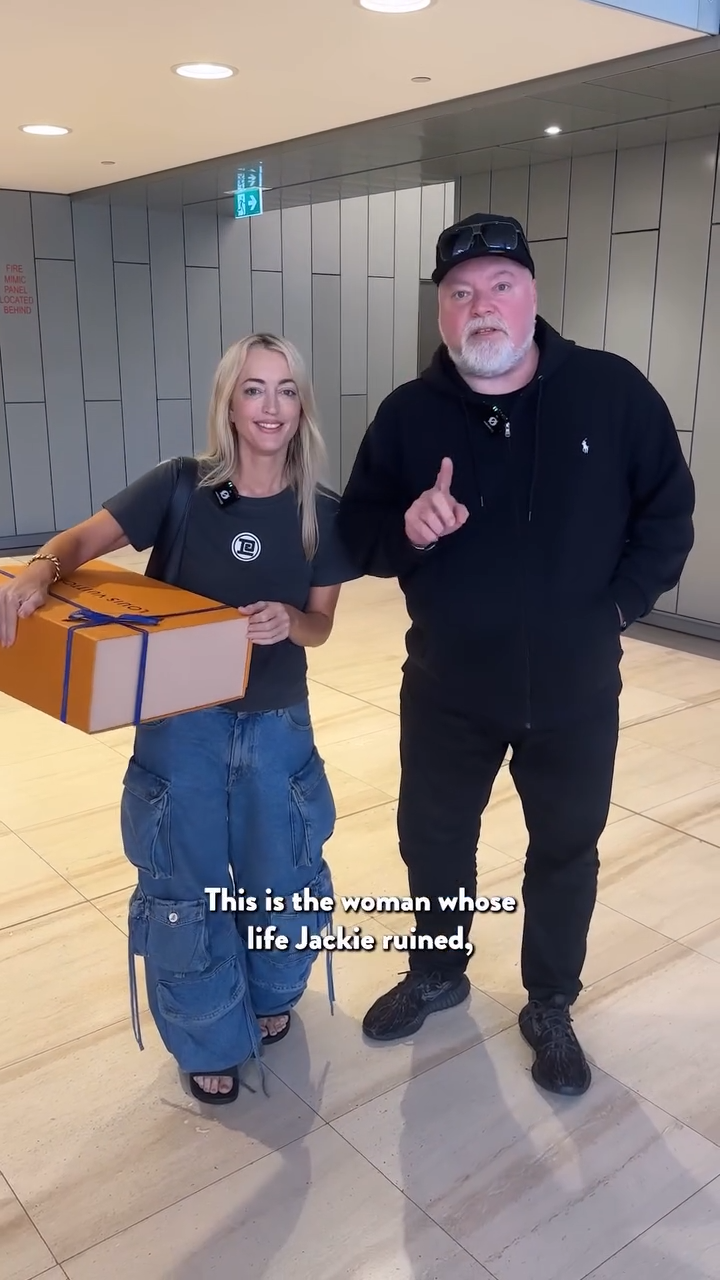 Kyle Sandilands and Jackie 'O' Henderson of the Kyle and Jackie O radio show