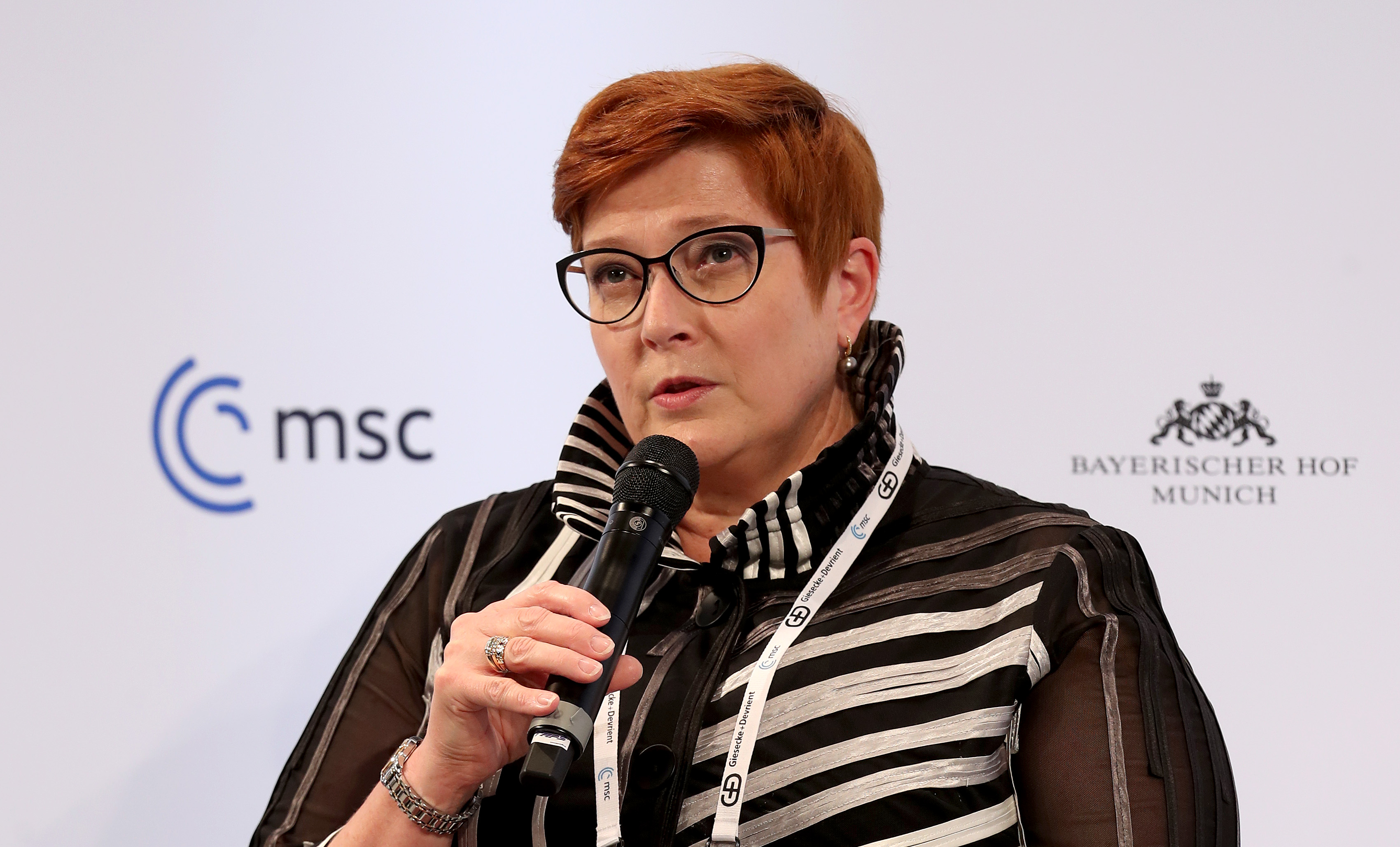 Foreign Minister Marise Payne