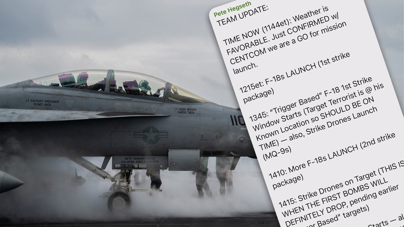 The Atlantic just spilled the whole Trump administration group chat