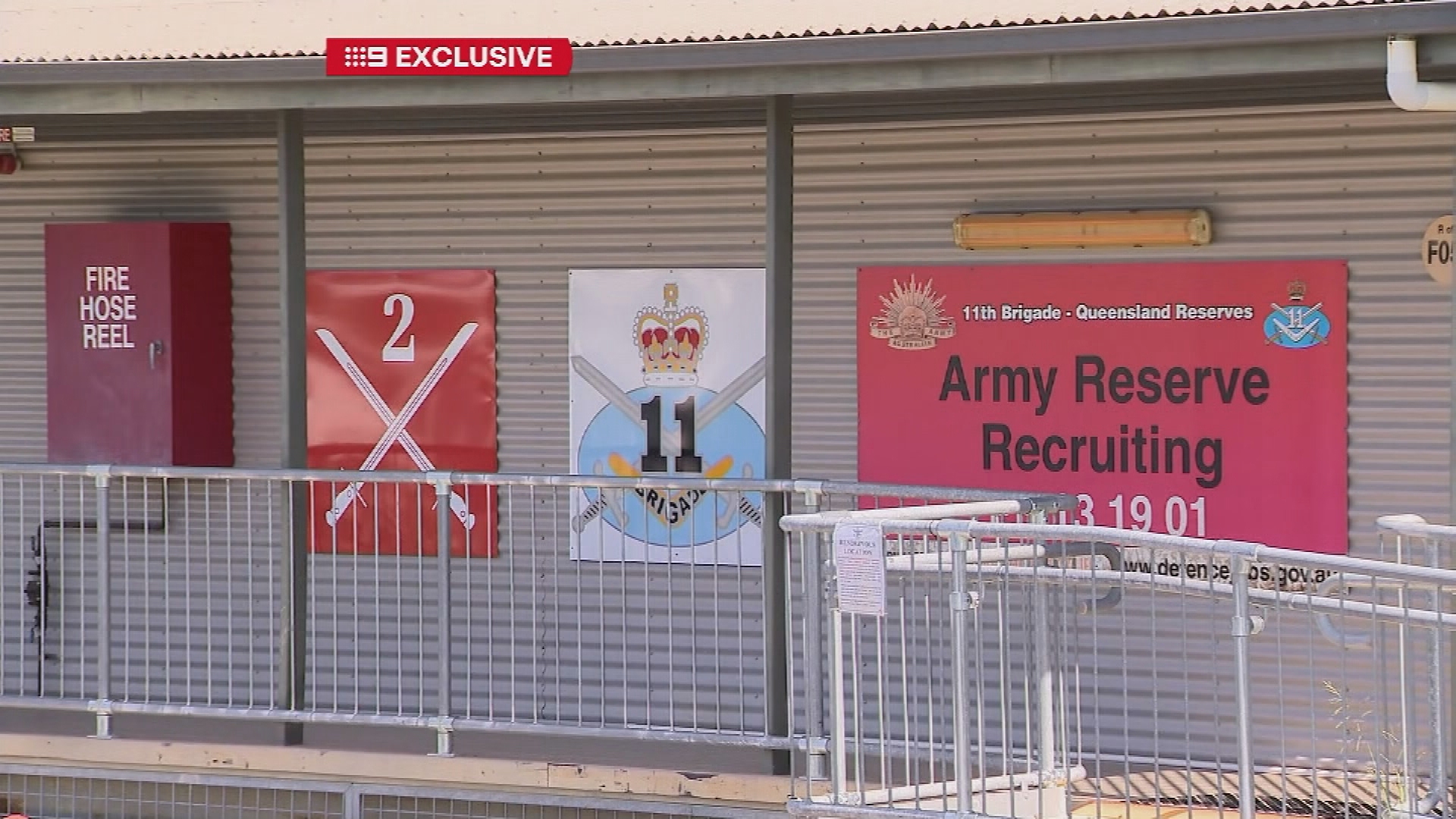 Woman arrested after man stabbed at Brisbane military base 