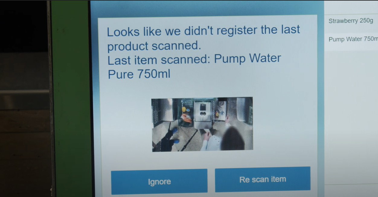 Woolworths expands artificial intelligence self checkouts.