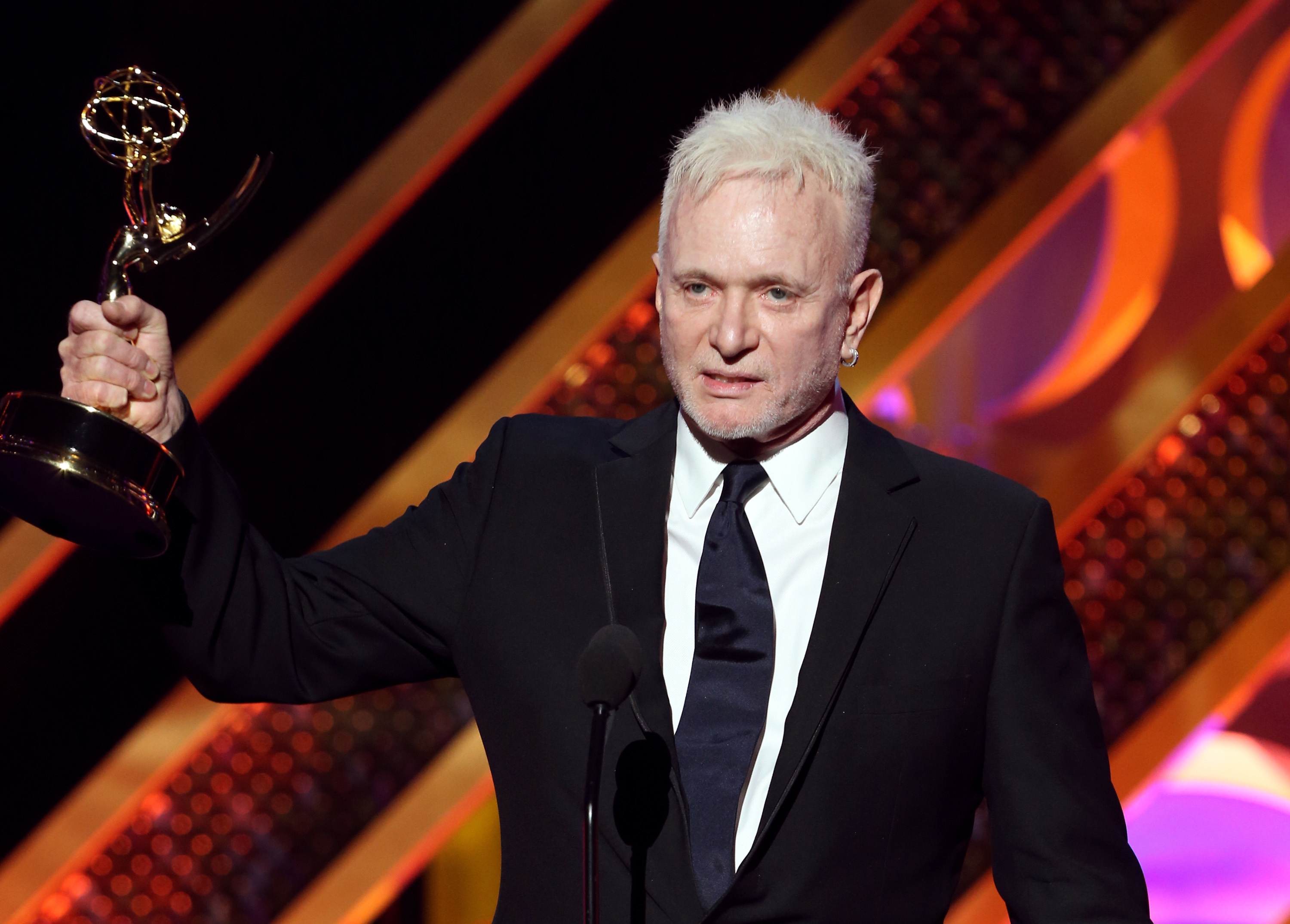 Anthony Geary onstage during The 42nd Annual Daytime Emmy Awards at Warner Bros. Studios on April 26, 2015 in Burbank, California.