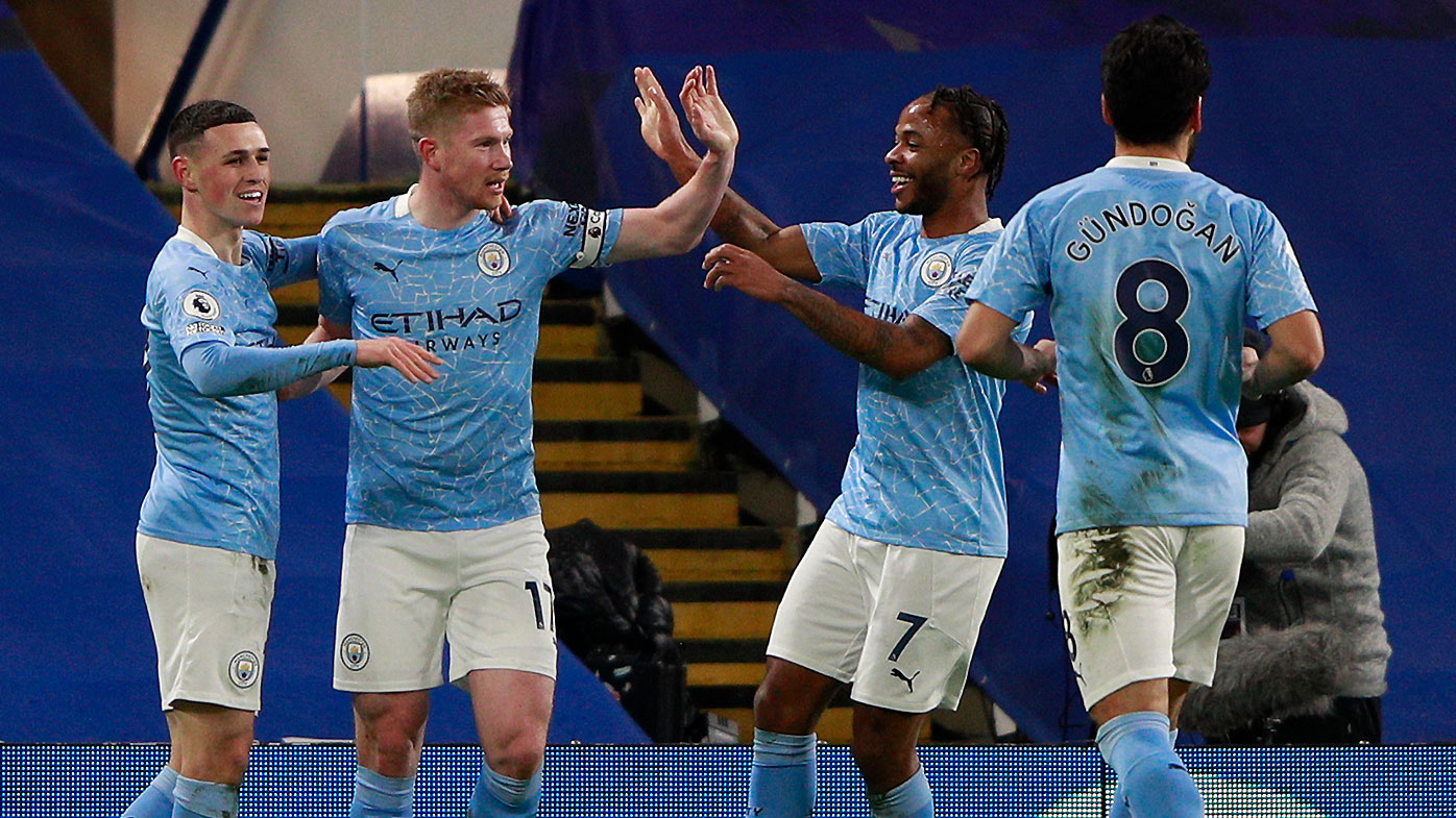 Manchester City Kevin De Bruyne Raheem Sterling
