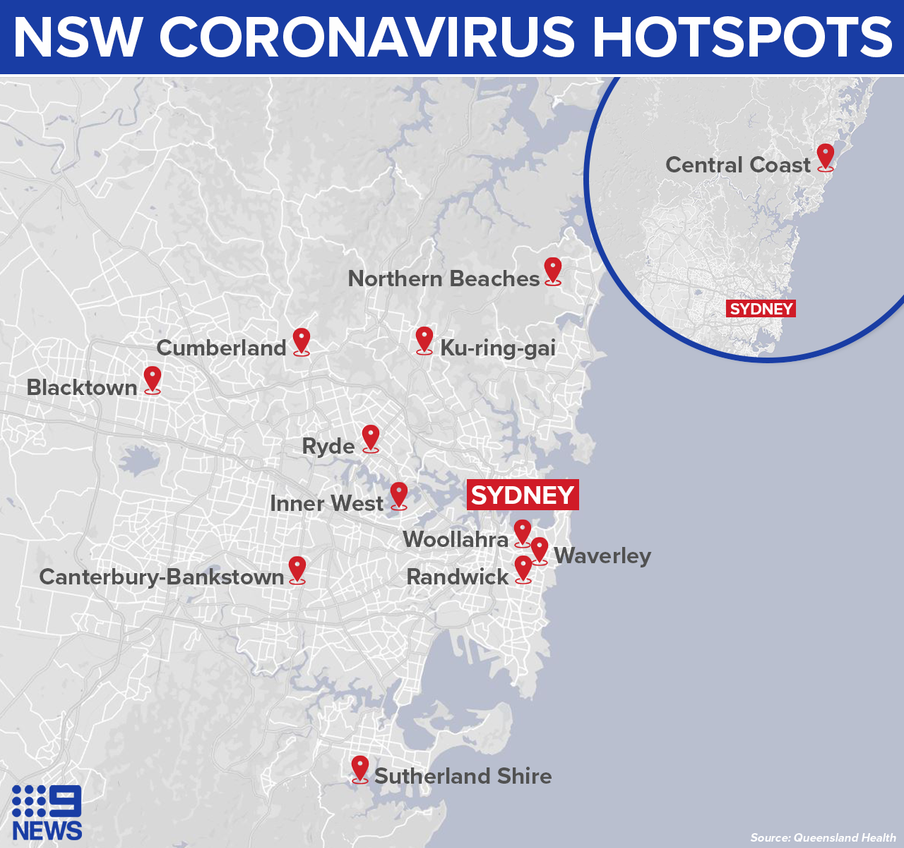 Coronavirus Queenslanders To Self Quarantine If They Have Visited A Nsw Covid 19 Hotspot