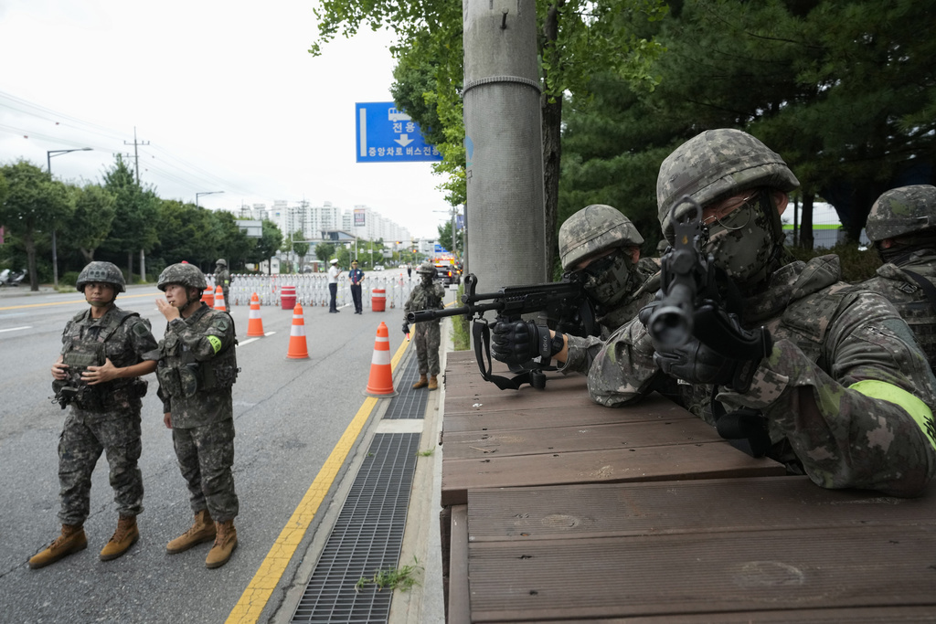 Corea del Norte muestra un nuevo dron atacando un objetivo