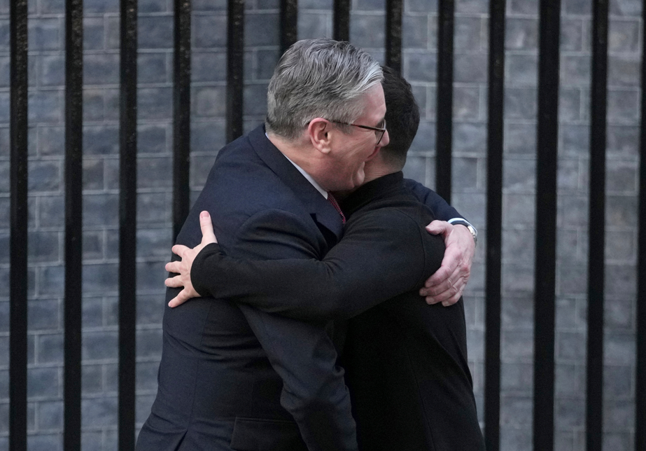 Zelenskyy and Keir Starmer meet at No 10 Downing