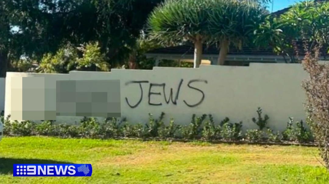 There's disturbing new images of anti-Semitic graffiti scrawled around Perth suburbs, with concern of a rise in hate-fuelled vandalism.