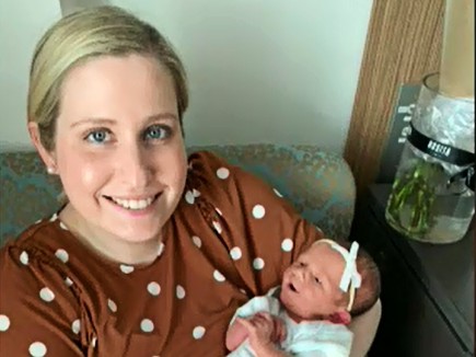 Those among the research team includes obstetrician Tegan Triggs, who delivered her own daughter Margot via a caesarean – hoping to help other nervous mums-to-be. 