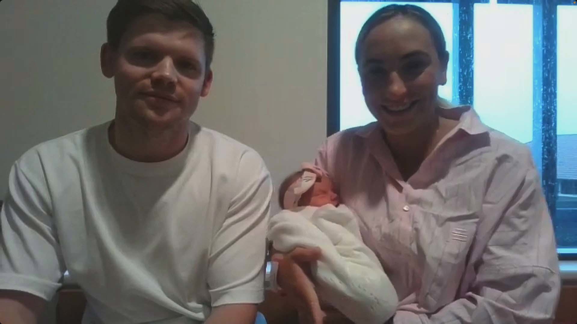 'Doing very well': Mum gives birth during ex-Tropical Cyclone Alfred